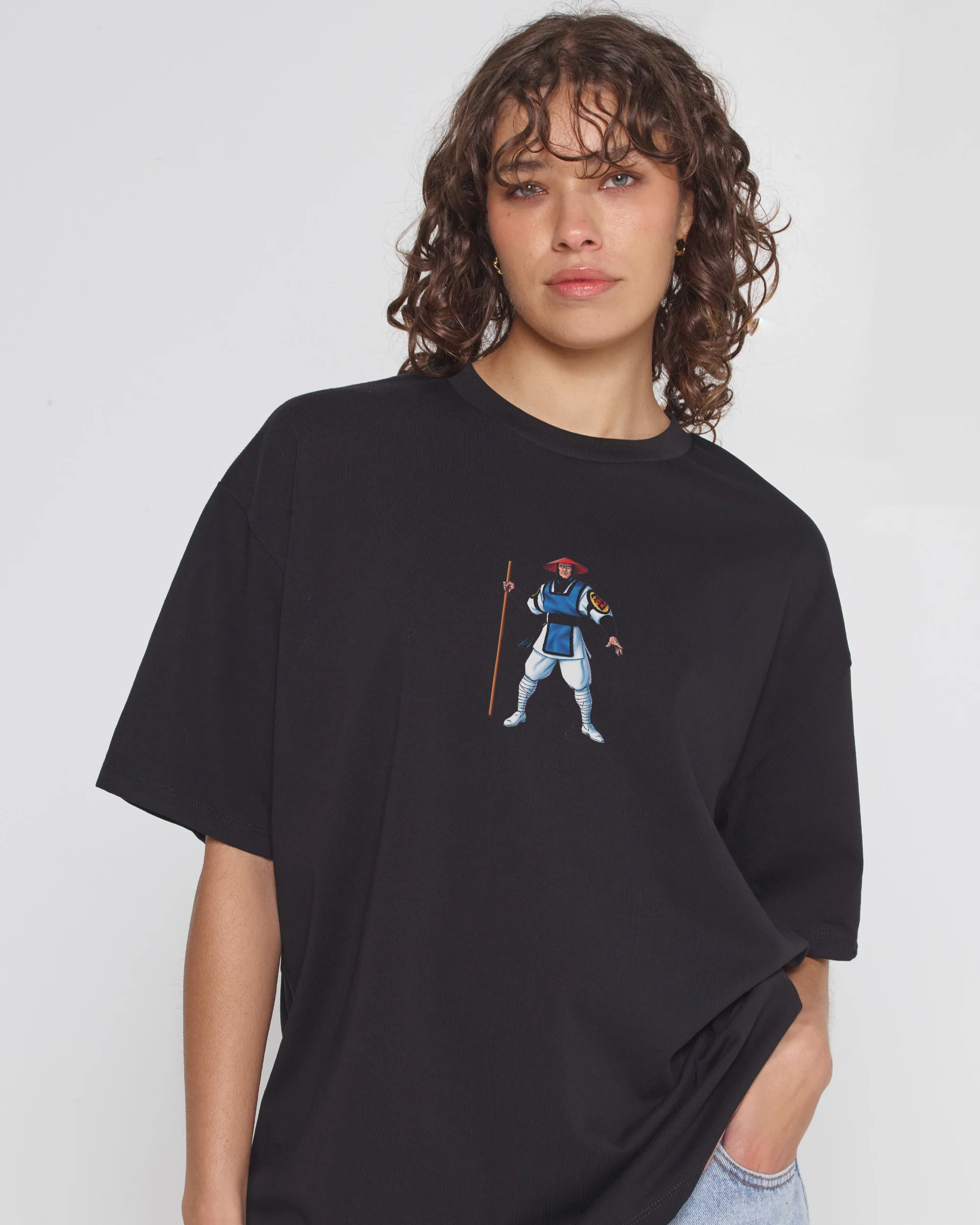 Raiden Mortal Kombat Oversized Tee - Image 3