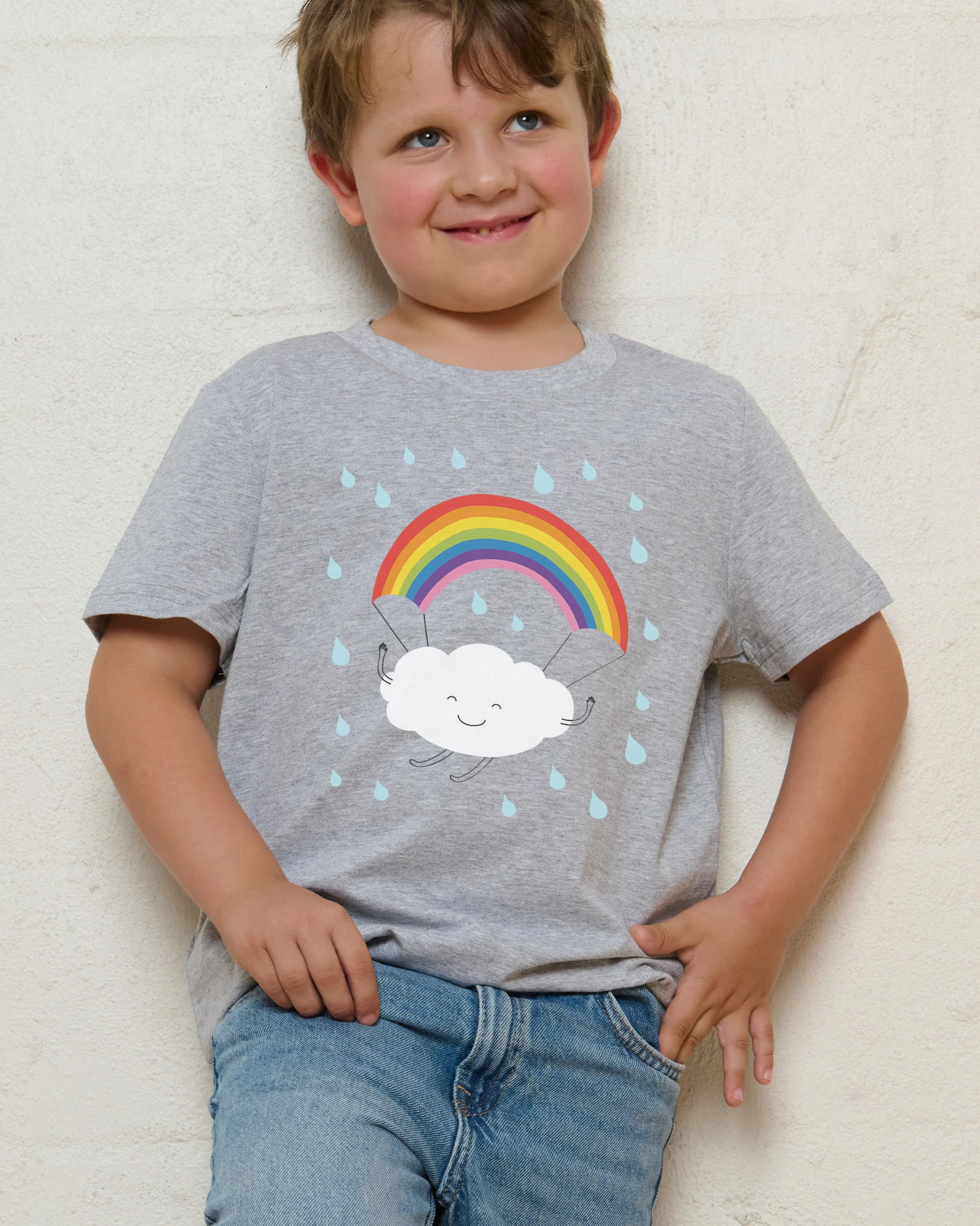 Rainbow Parachute Kids T-Shirt - Image 3