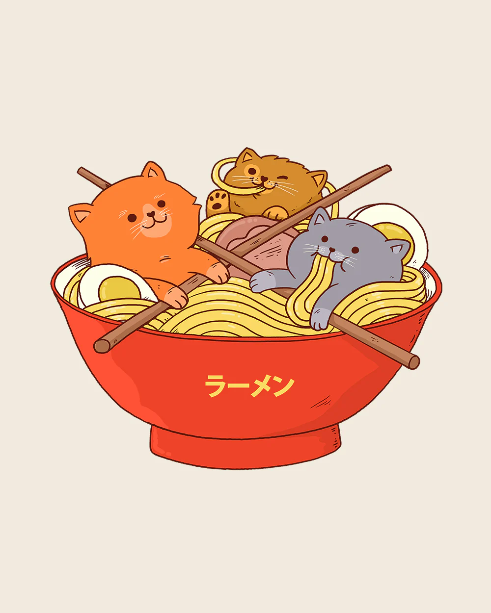 Ramen and Cats Tote Bag - Image 3