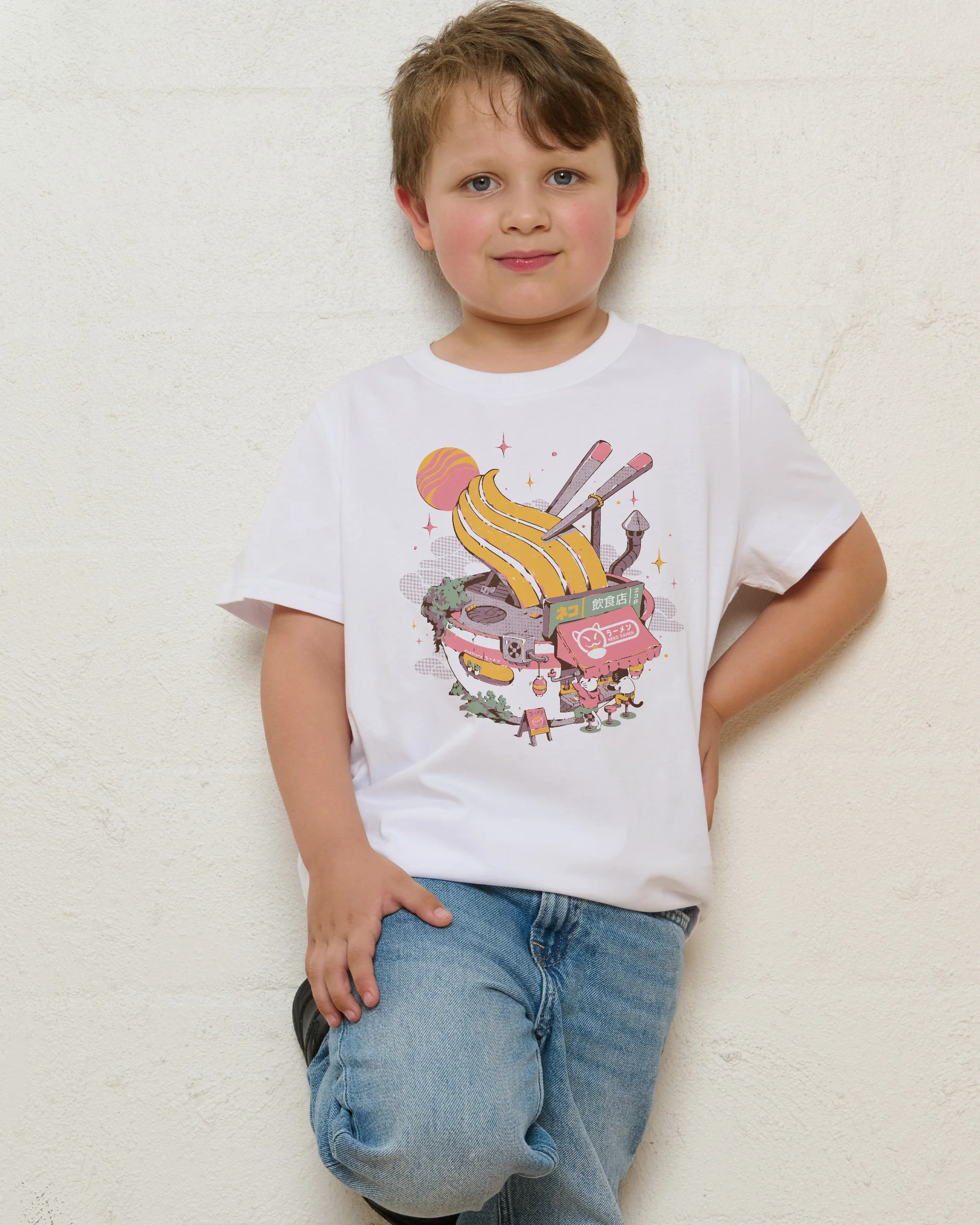 Ramen Bowl Restaurant Kids T-Shirt