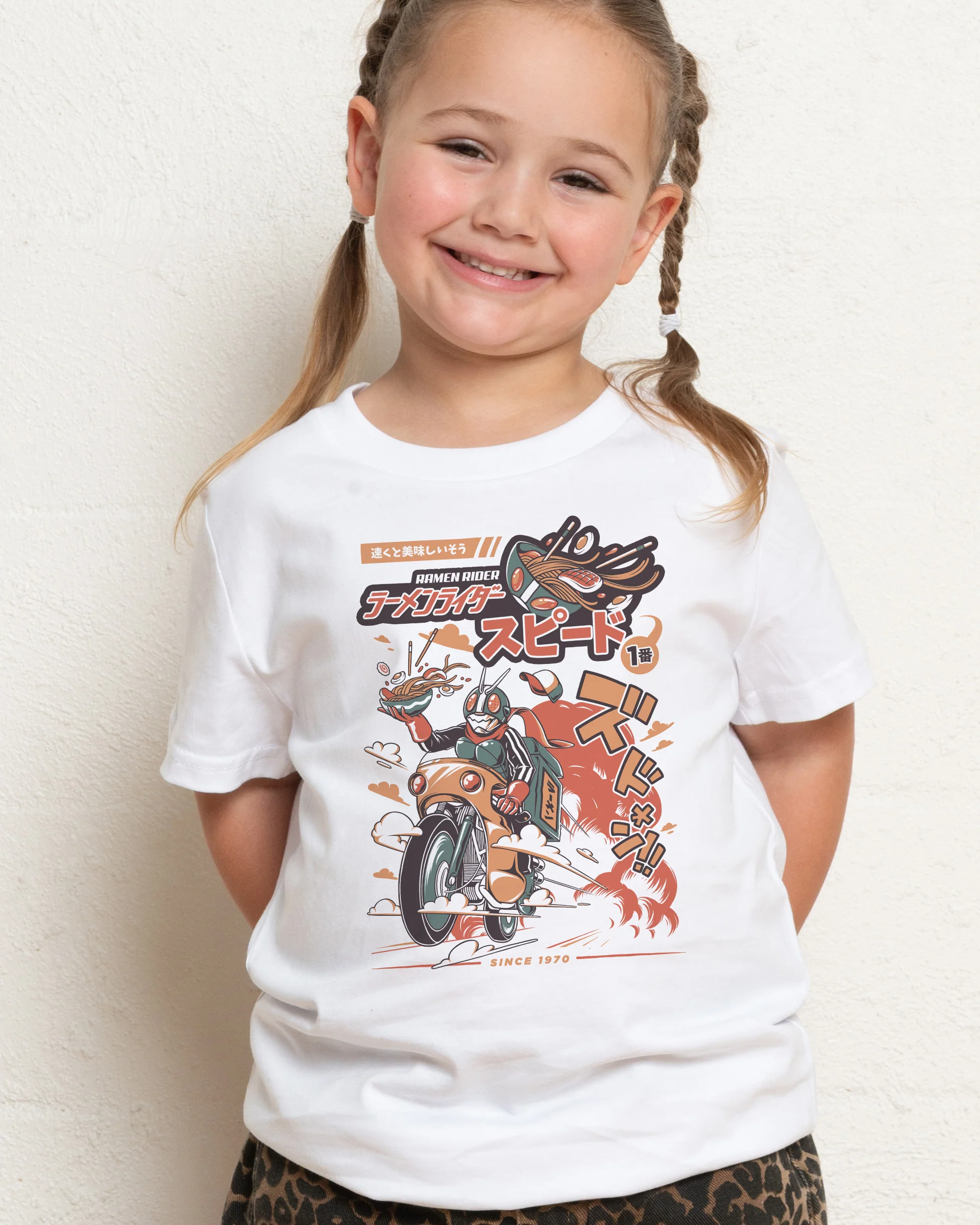 Ramen Rider Kids T-Shirt - Image 2