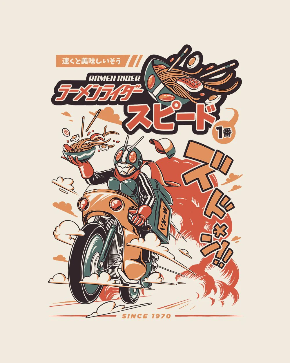 Ramen Rider T-Shirt - Image 2