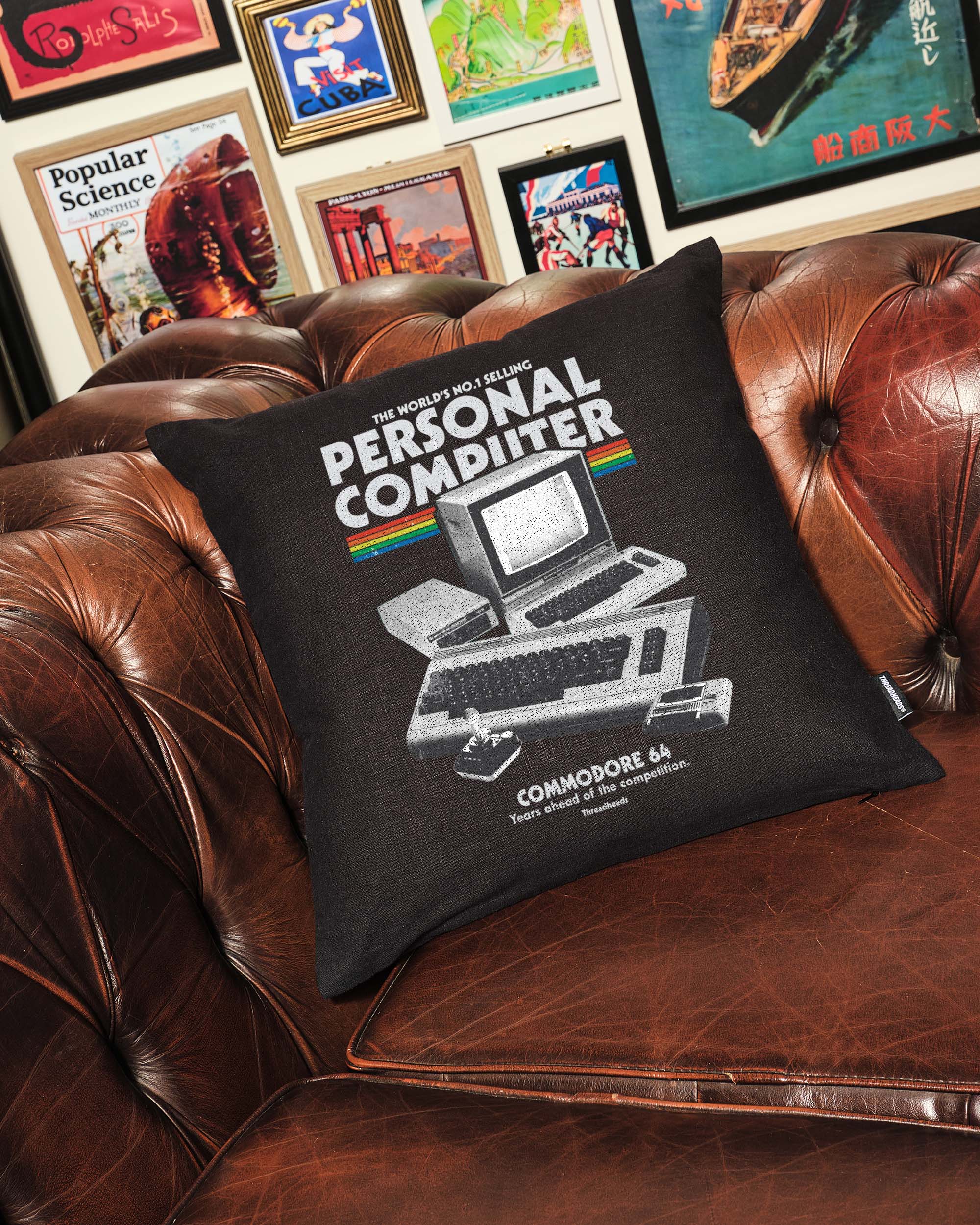 Retro Commodore 64 Cushion - Image 2