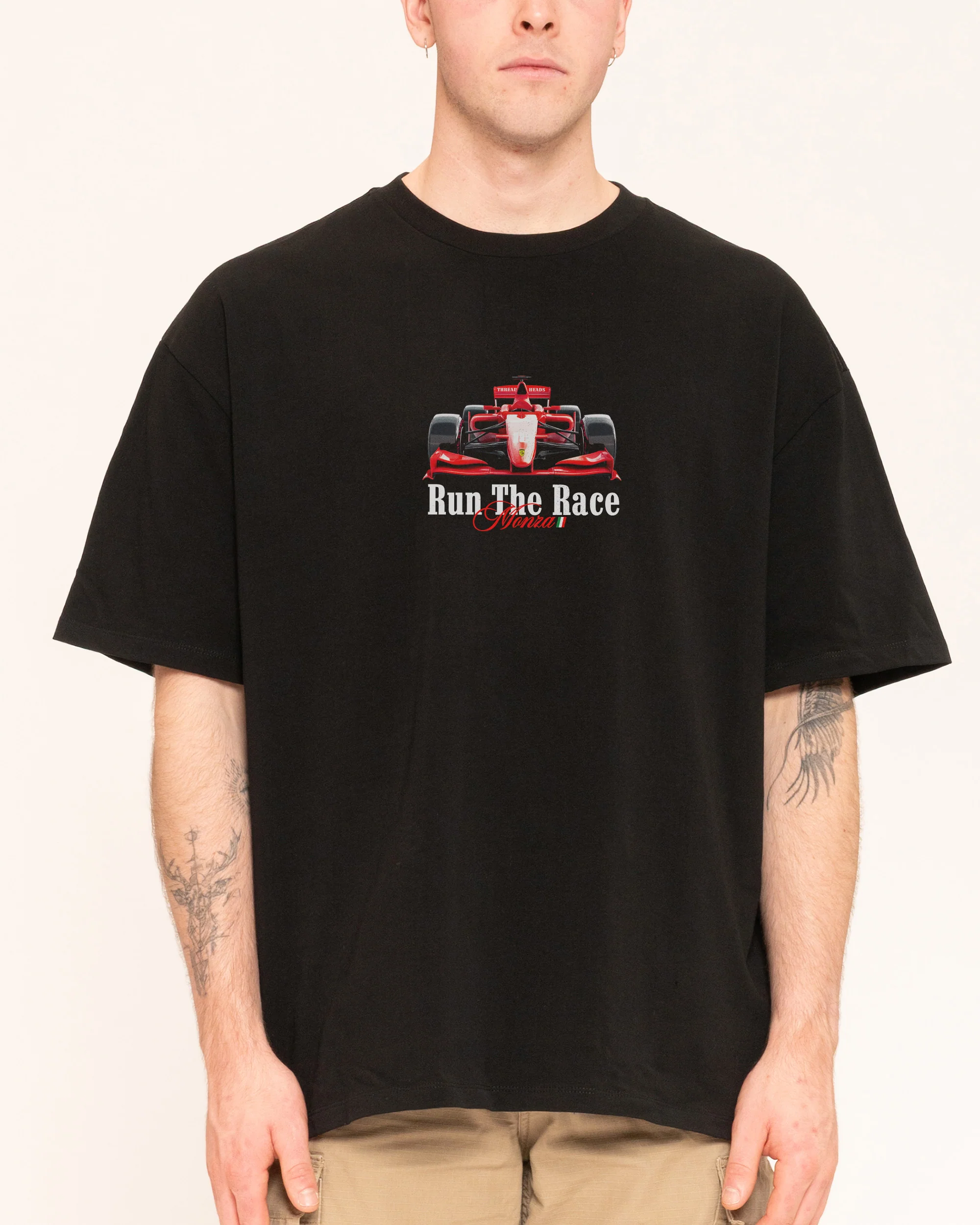Run the Race Oversized Tee - Image 8
