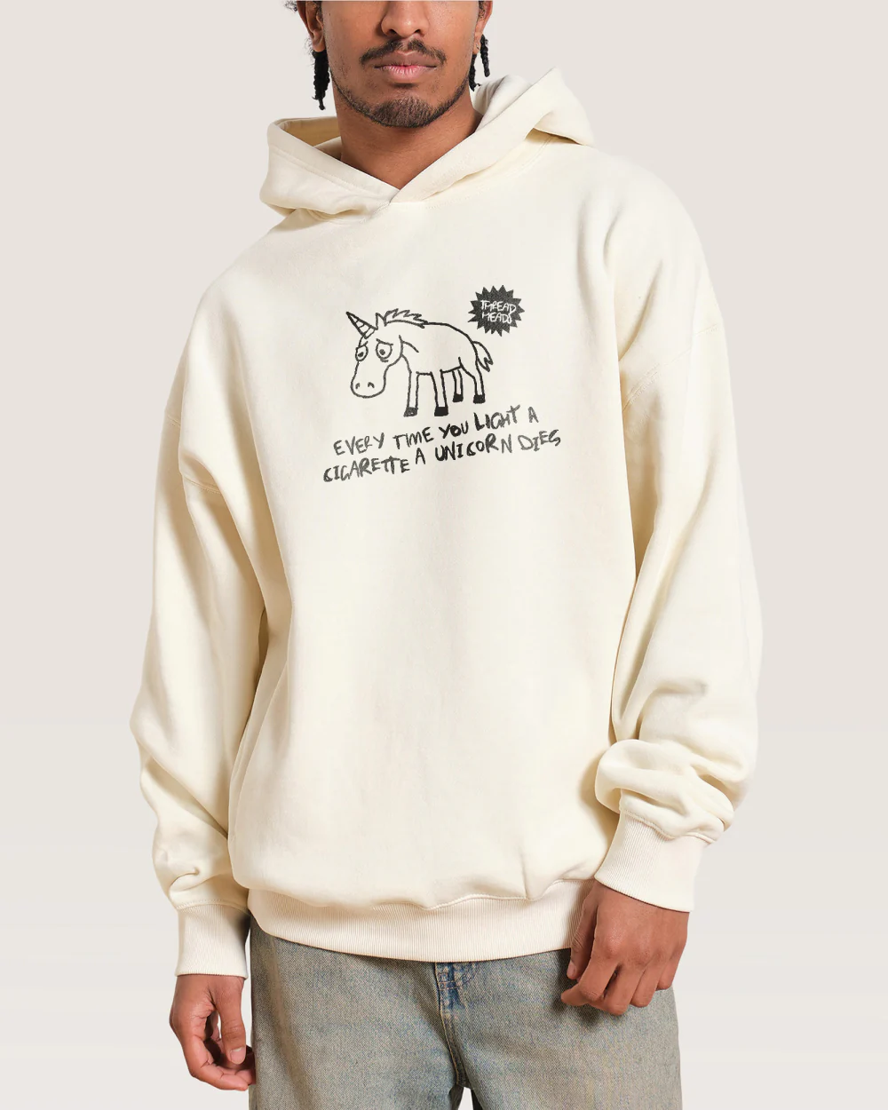 Sad Unicorn Hoodie - Image 2
