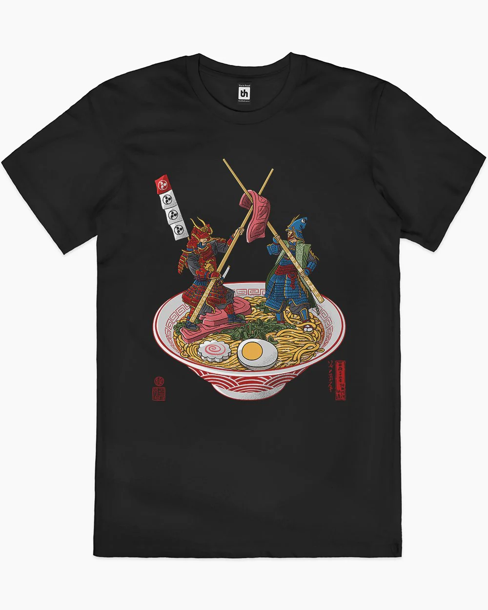 Samurai Duel over Ramen T-Shirt - Image 3