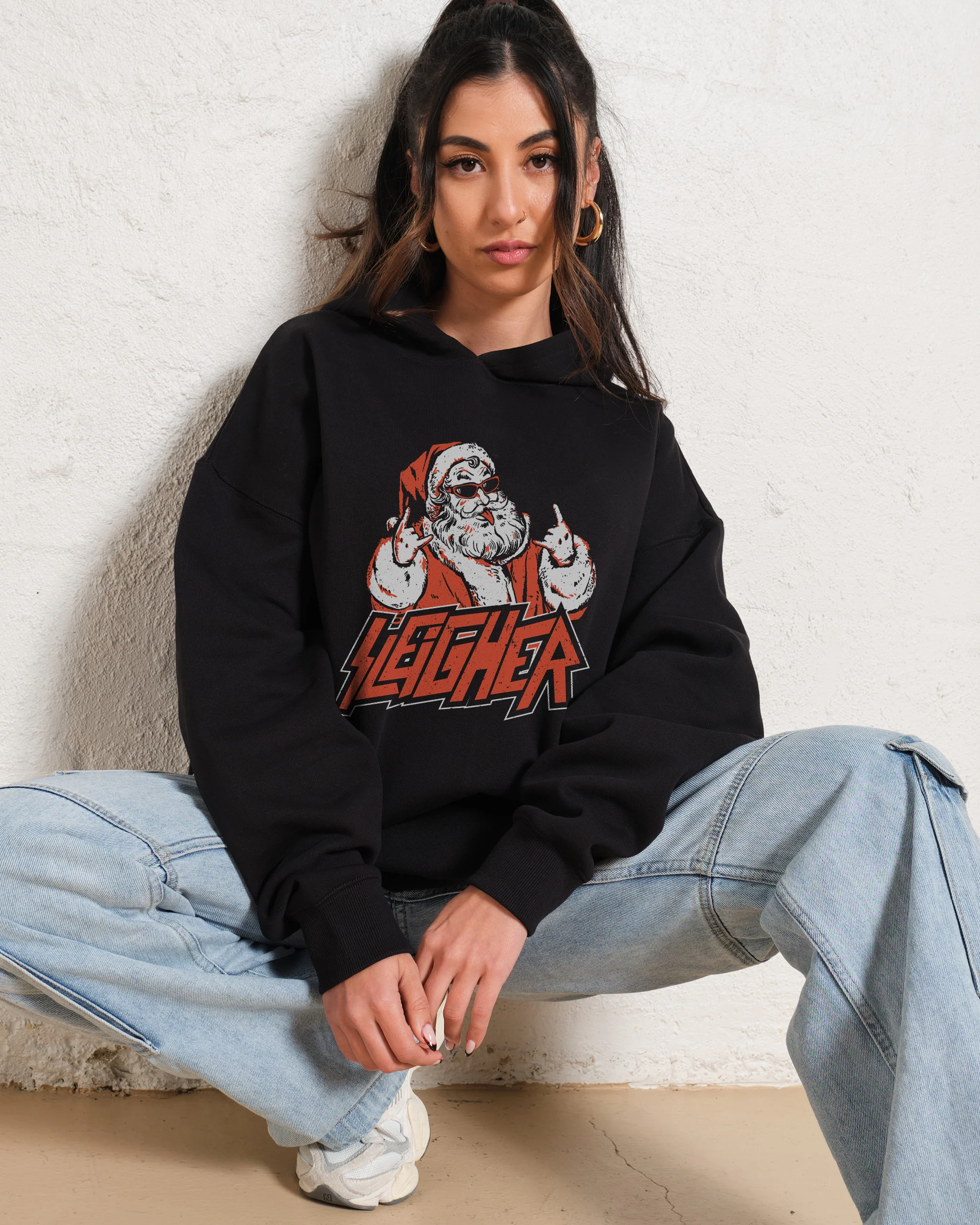 Santa Sleigher Hoodie - Image 2