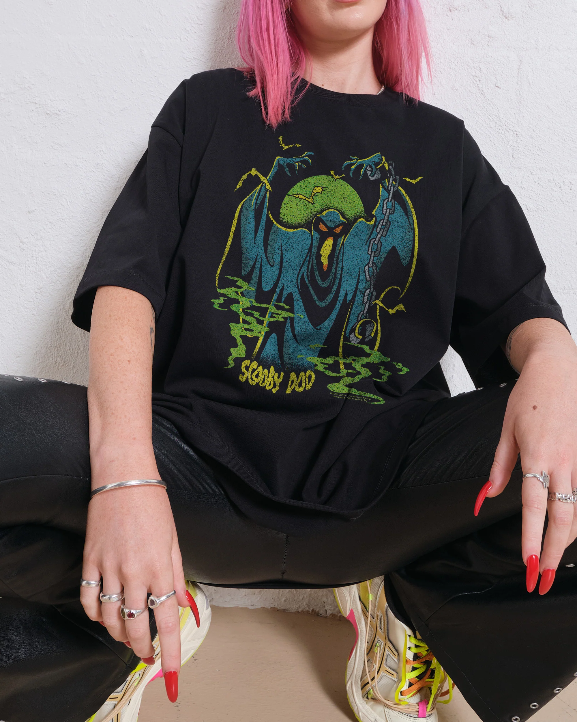 Scooby-Doo Green Ghost Oversized Tee - Image 2