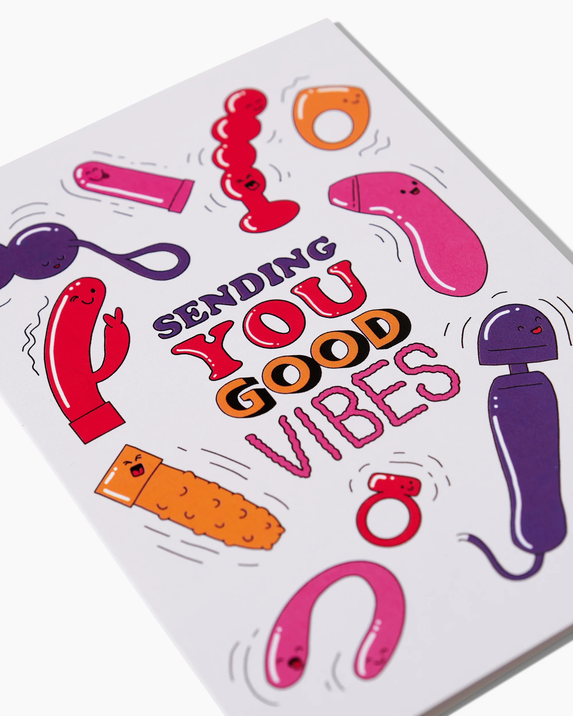 Sending Good Vibes Greeting Card - Image 3