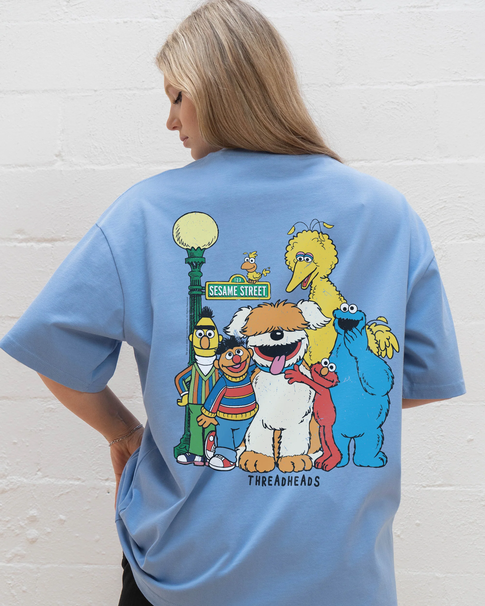 Sesame Street The Gang's All Here Oversized Tee - Image 9