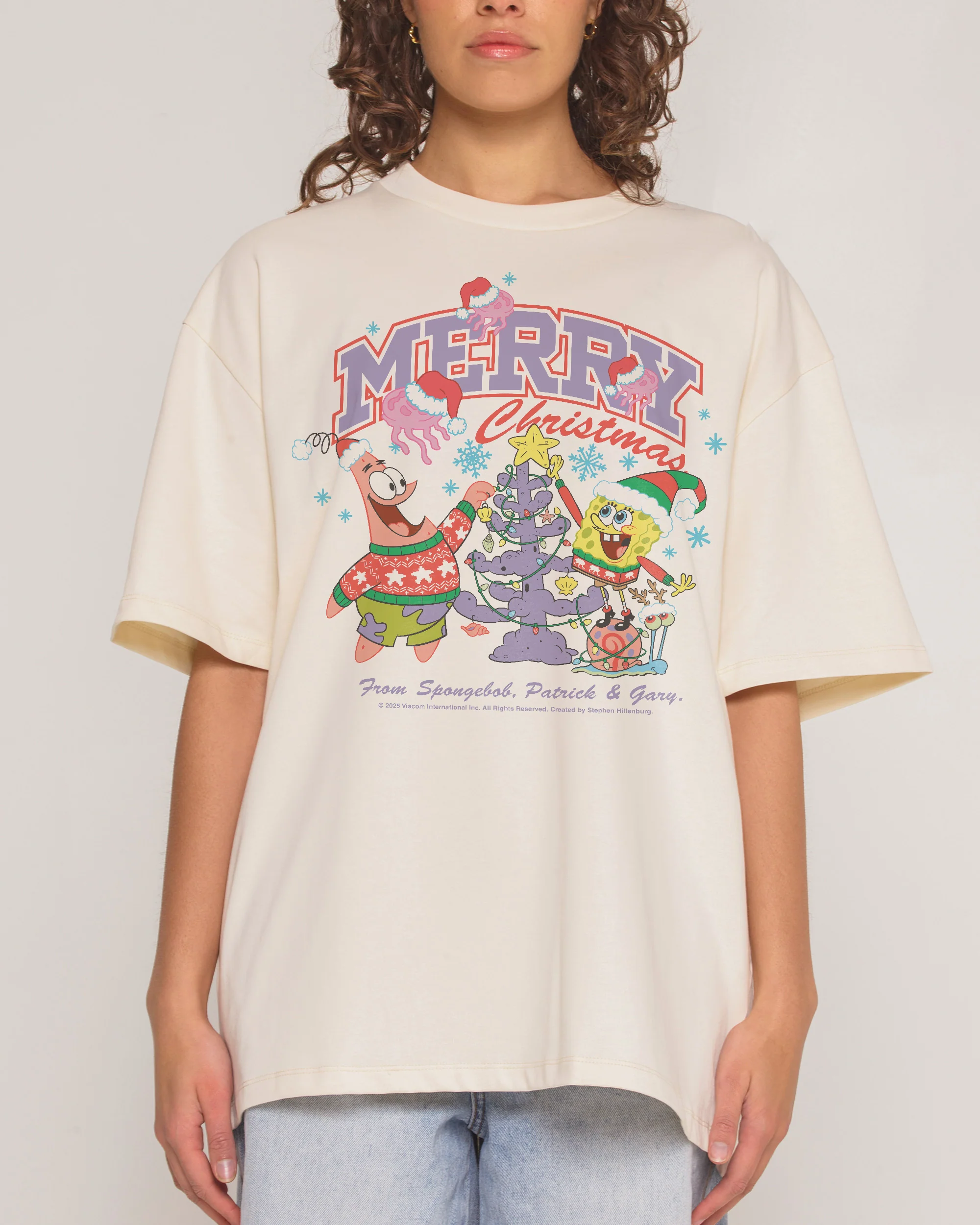 Shellebrate The Holidays Oversized Tee - Image 3