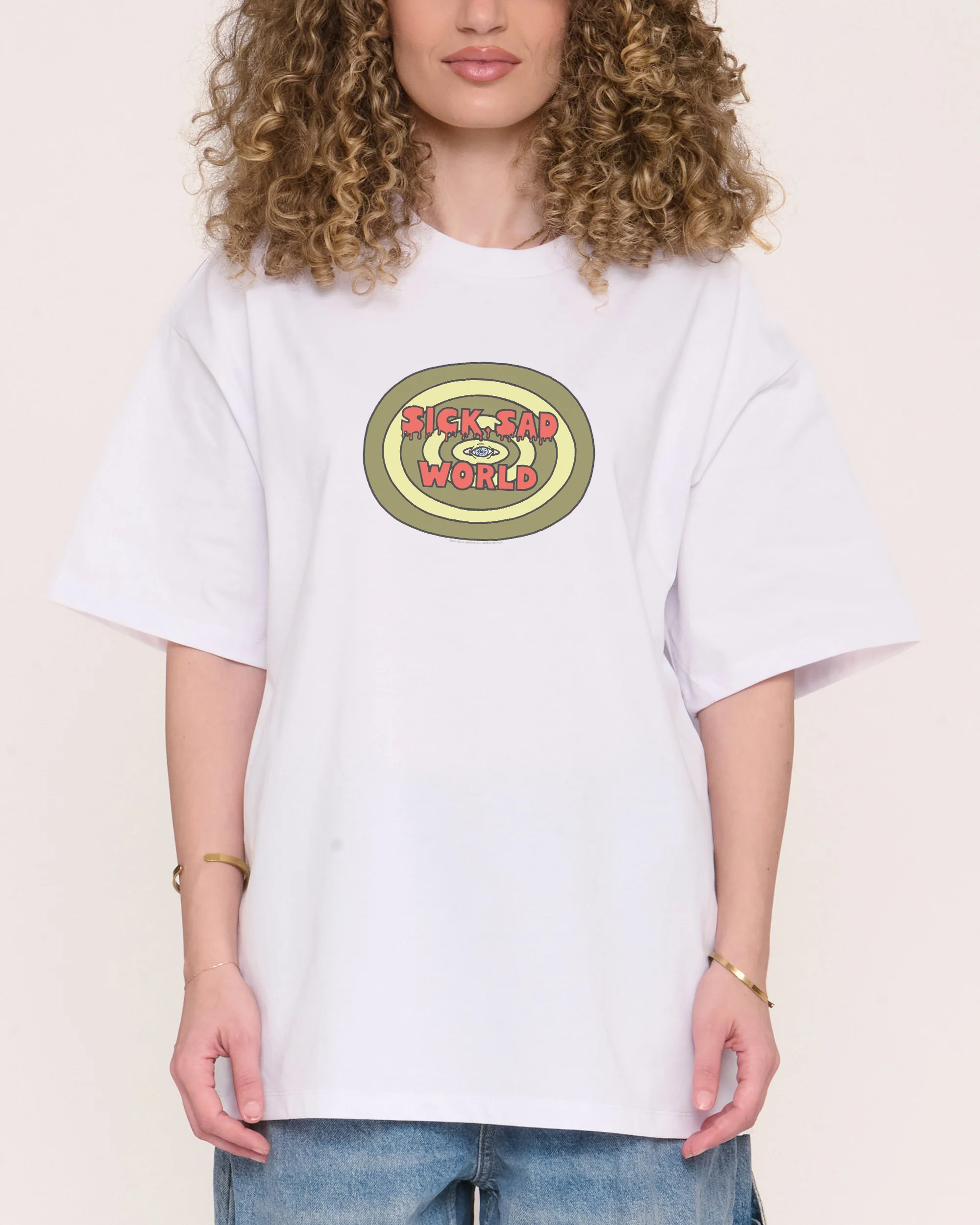 Sick Sad World Oversized Tee - Image 2