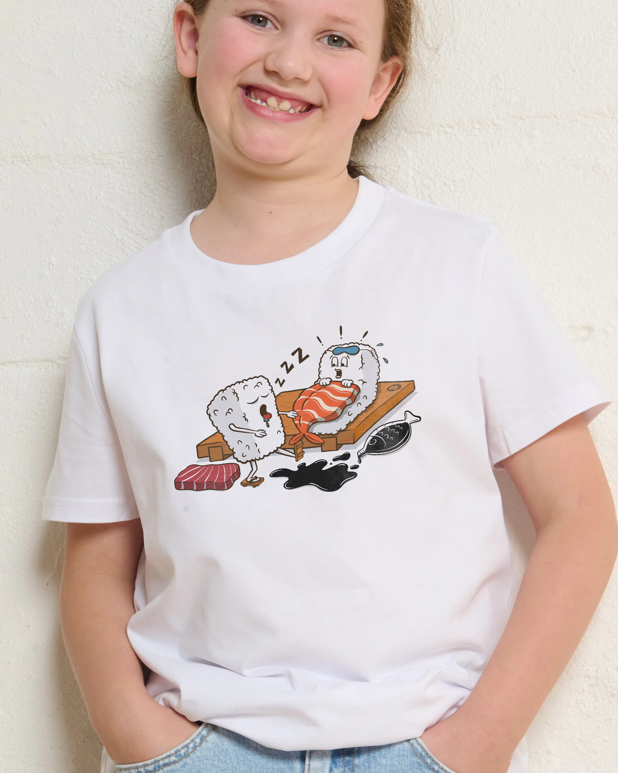 Sleepwalking Sushi Kids T-Shirt - Image 2