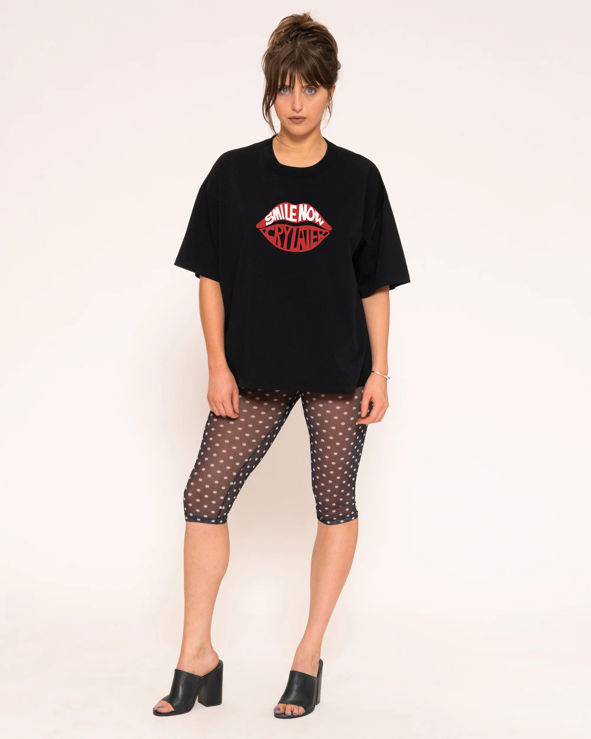 Smile Now, Cry Later Boxy Crop Tee - Image 4