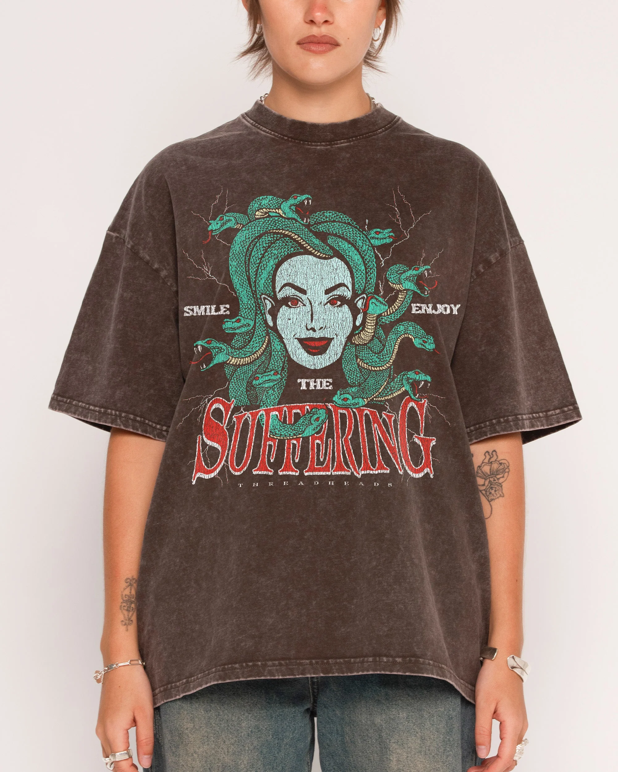 Smile Suffering Oversized Tee - Image 4