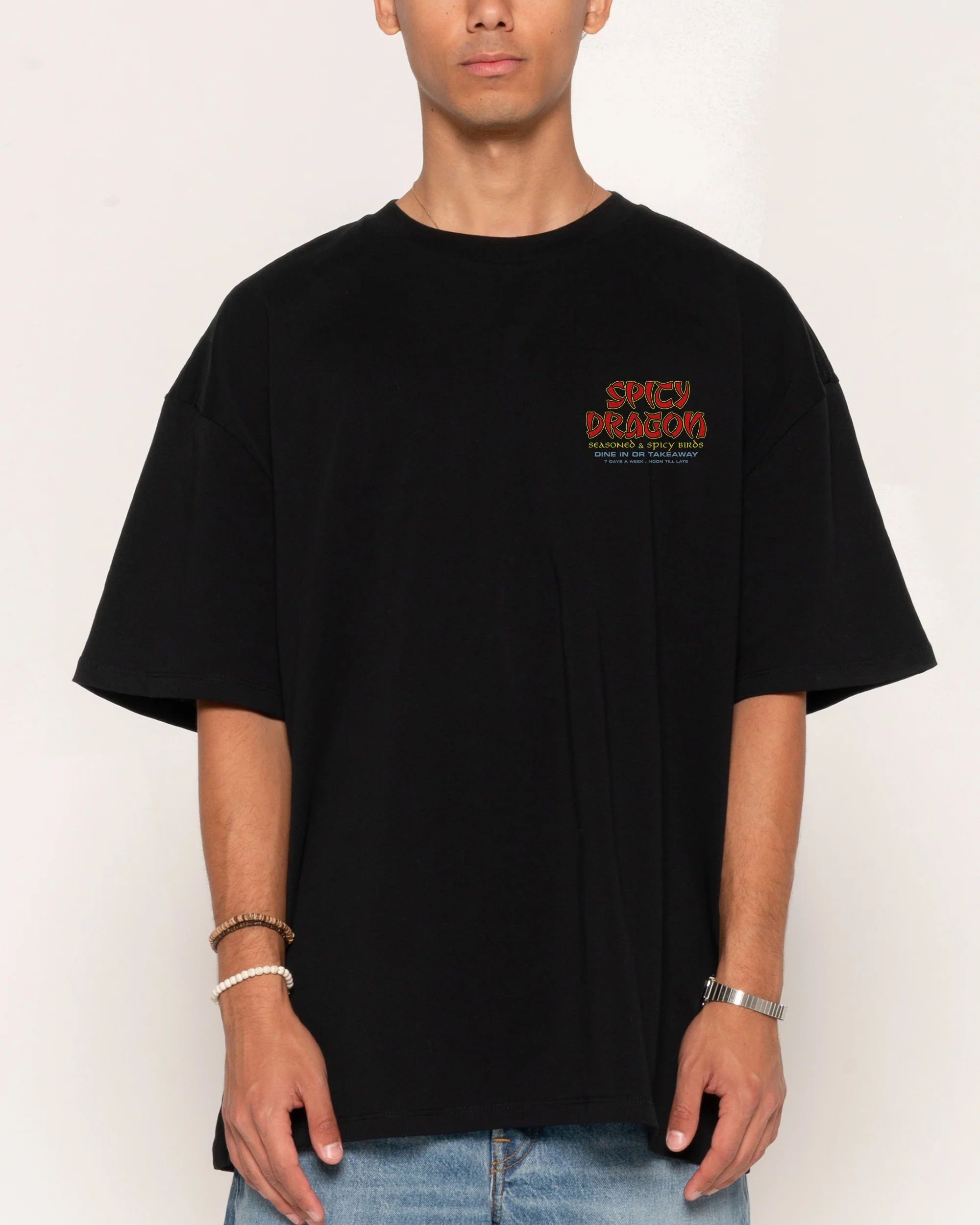 Spicy Dragon Oversized Tee - Image 2