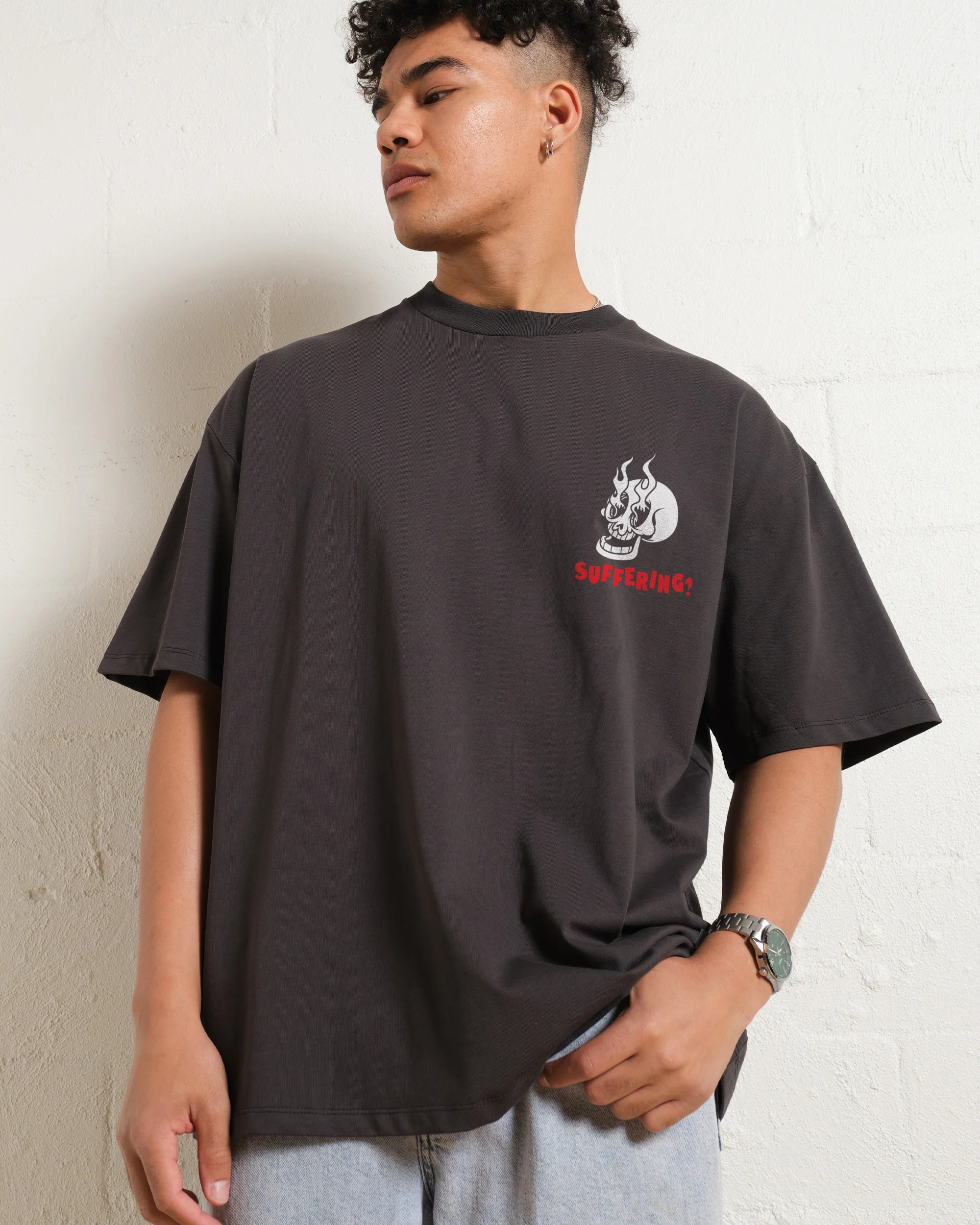 Stay Hydrated While You Suffer Oversized Tee - Image 2