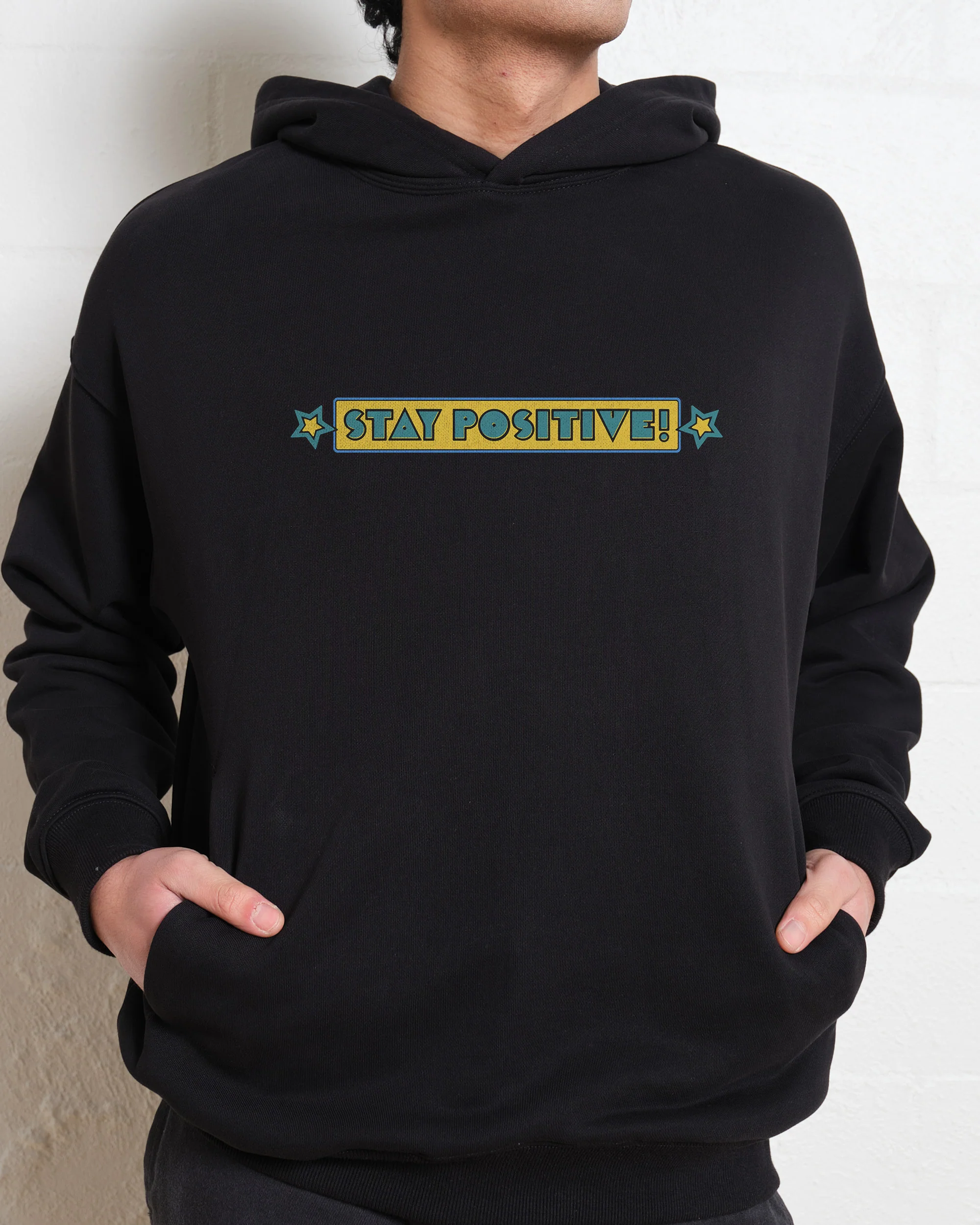 Stay Positive Front and Back Hoodie - Image 4