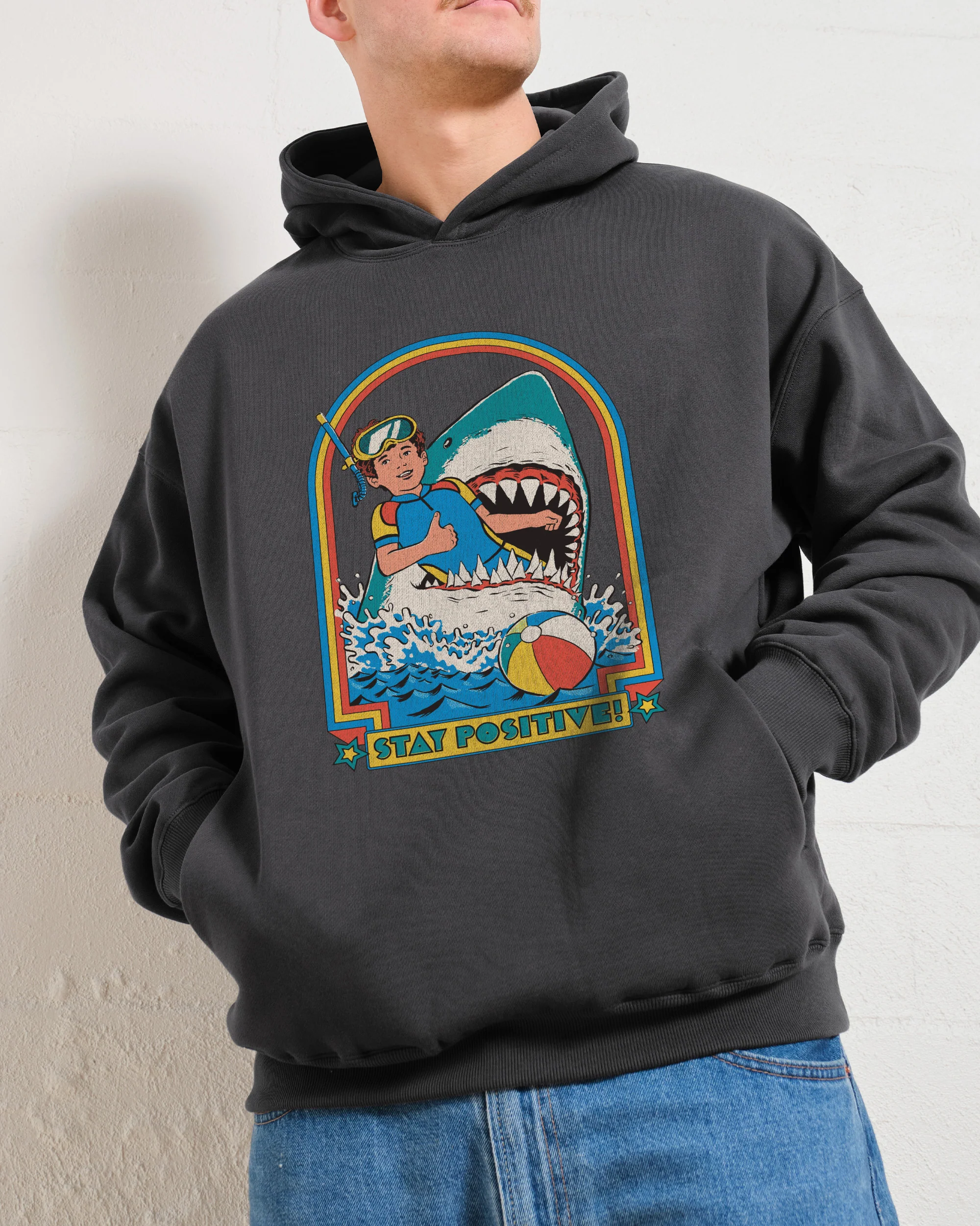 Stay Positive Hoodie - Image 6