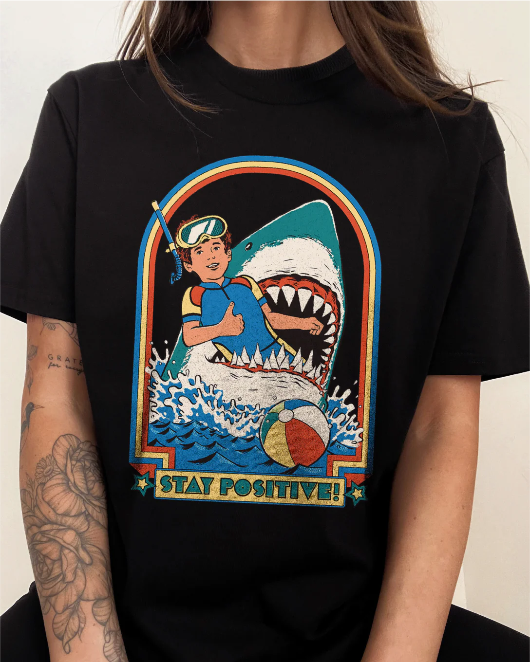 Stay Positive T-Shirt - Image 9