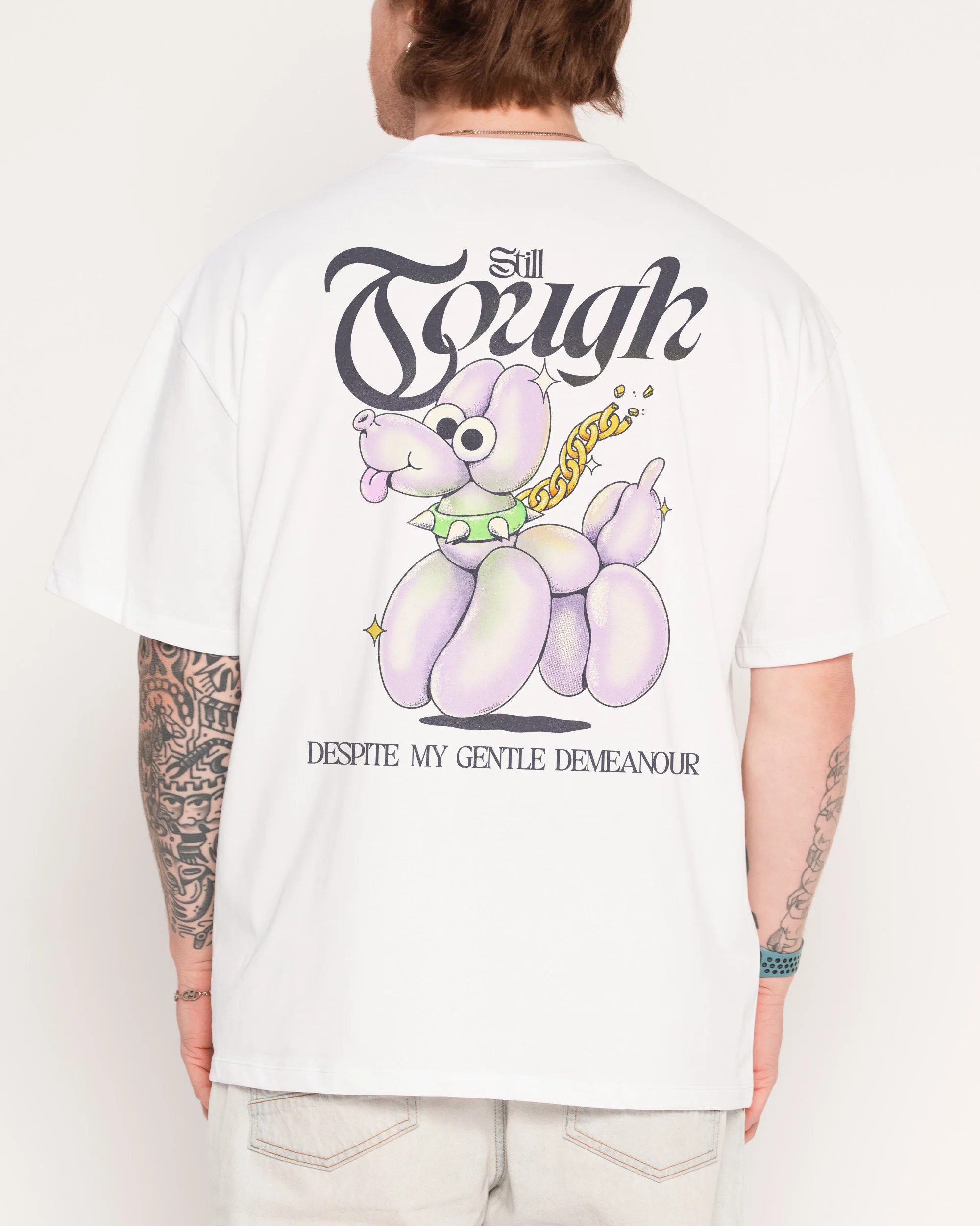 Still Tough Despite My Gentle Demeanour Oversized Tee - Image 4