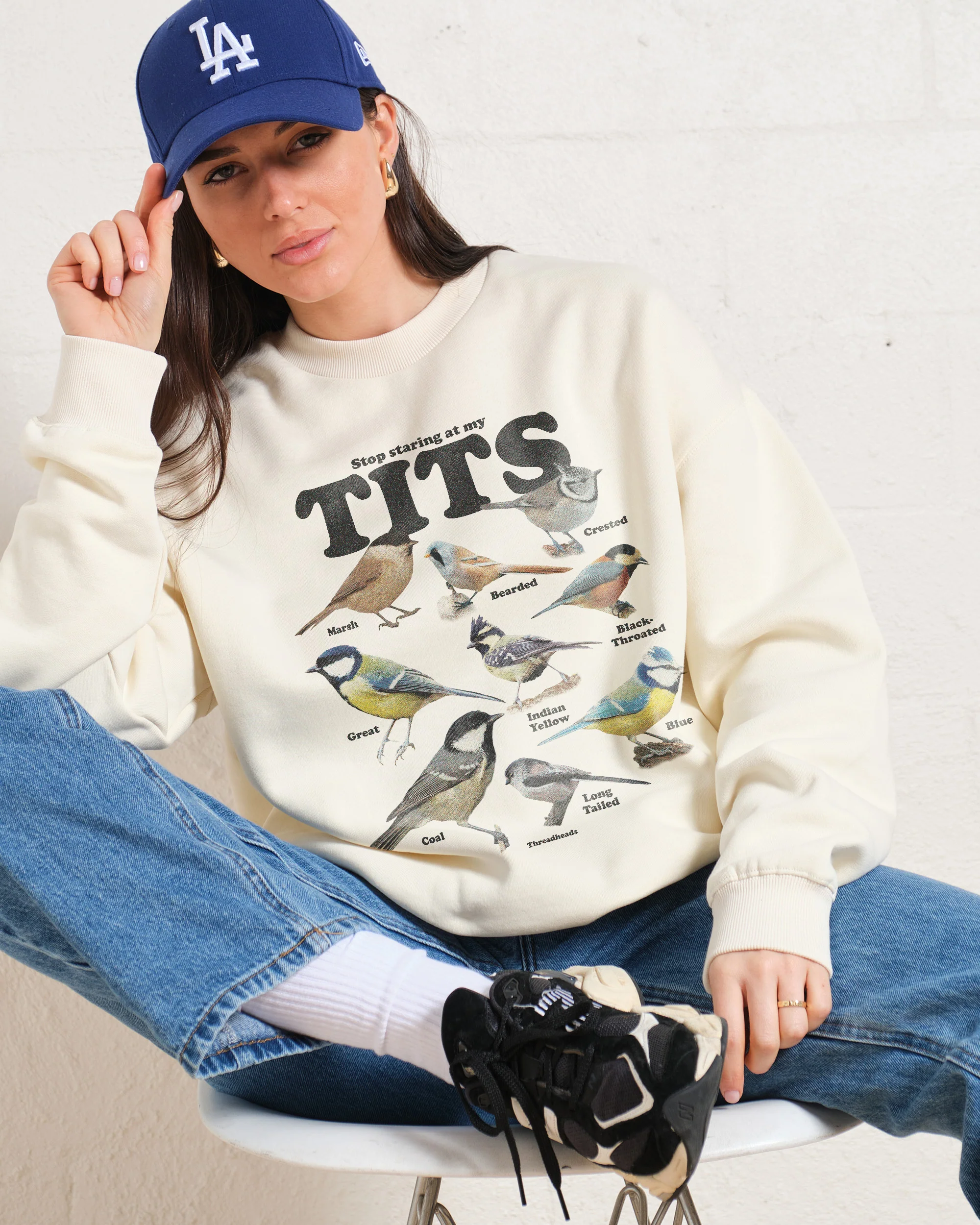 Stop Staring At My Tits Sweatshirt - Image 3