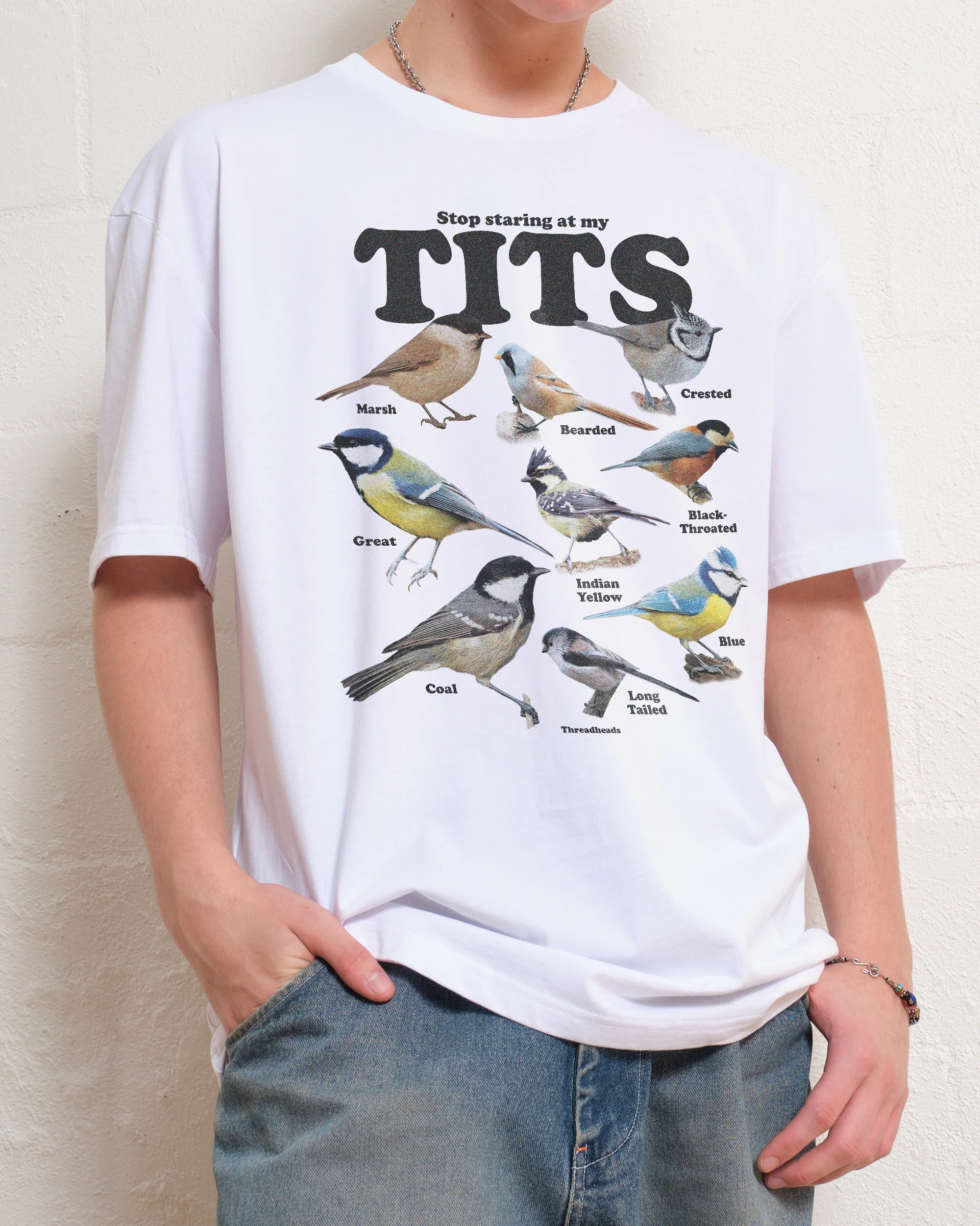 Stop Staring At My Tits T-Shirt - Image 4