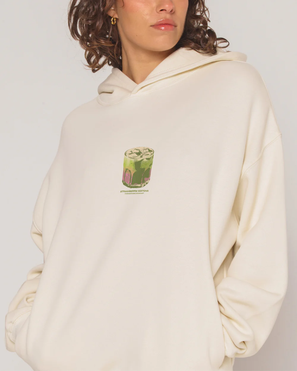 Strawberry Matcha Hoodie - Image 4