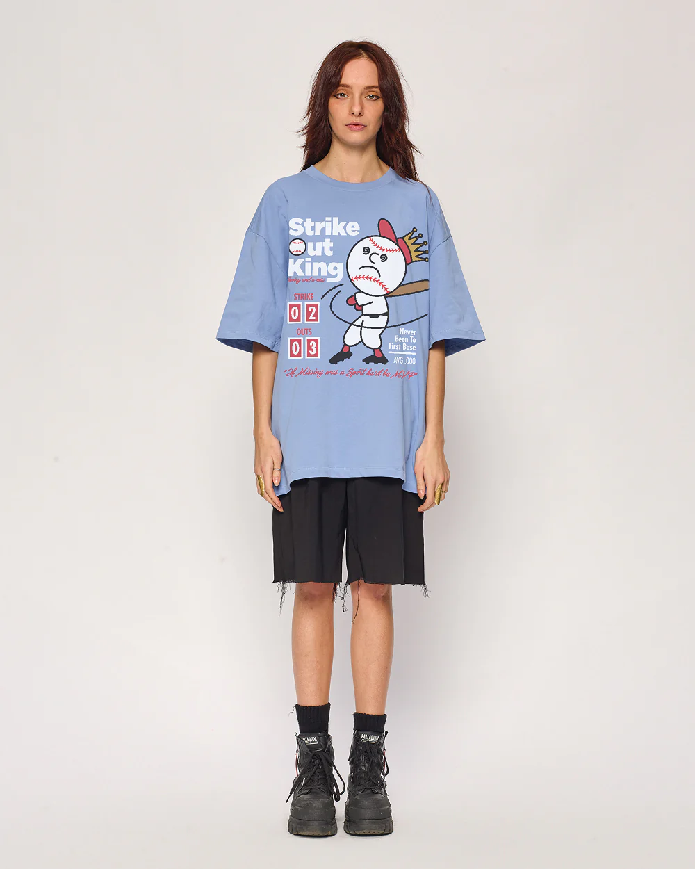 Strike Out King Oversized Tee - Image 6