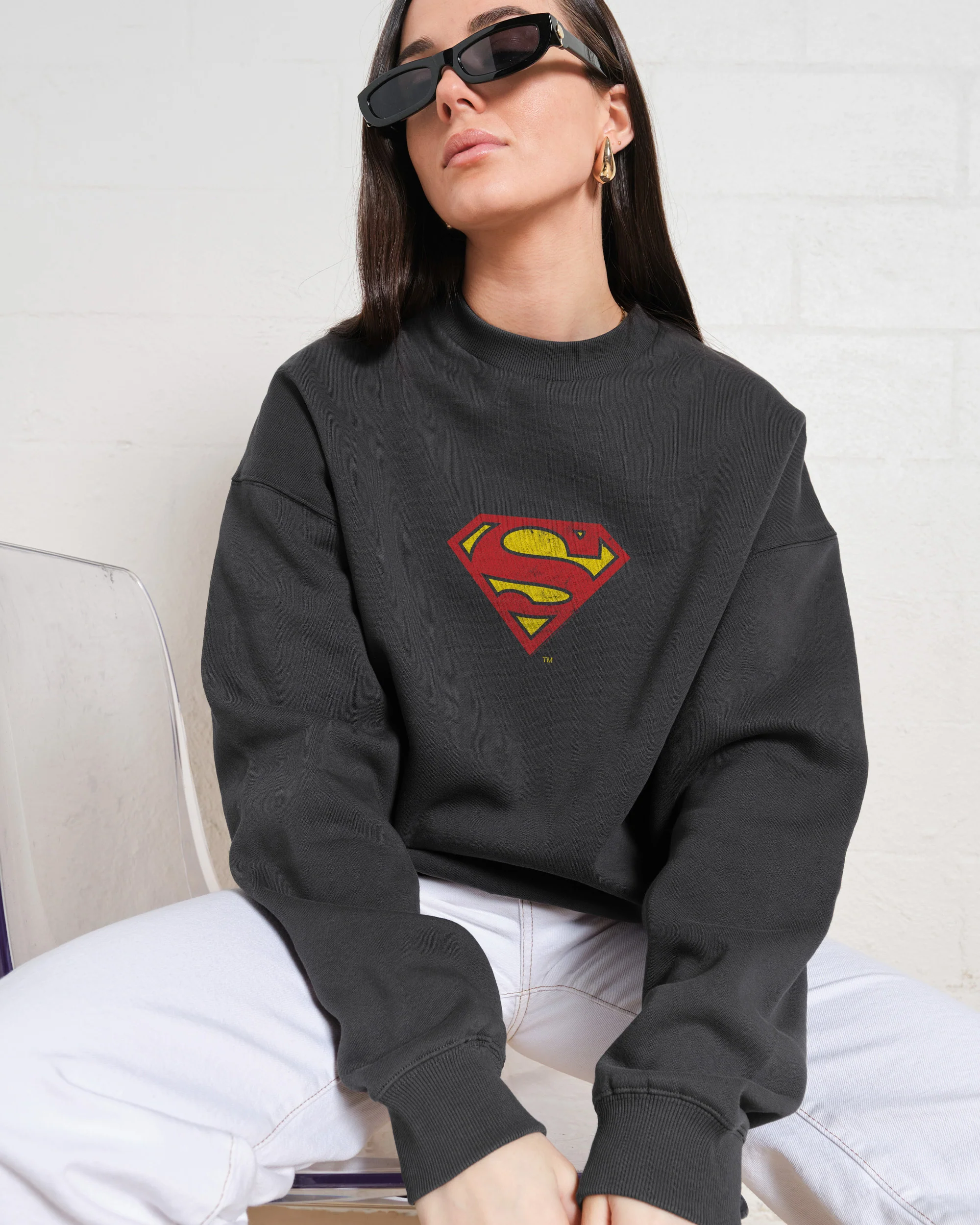 Superman Classic Logo Sweatshirt - Image 6