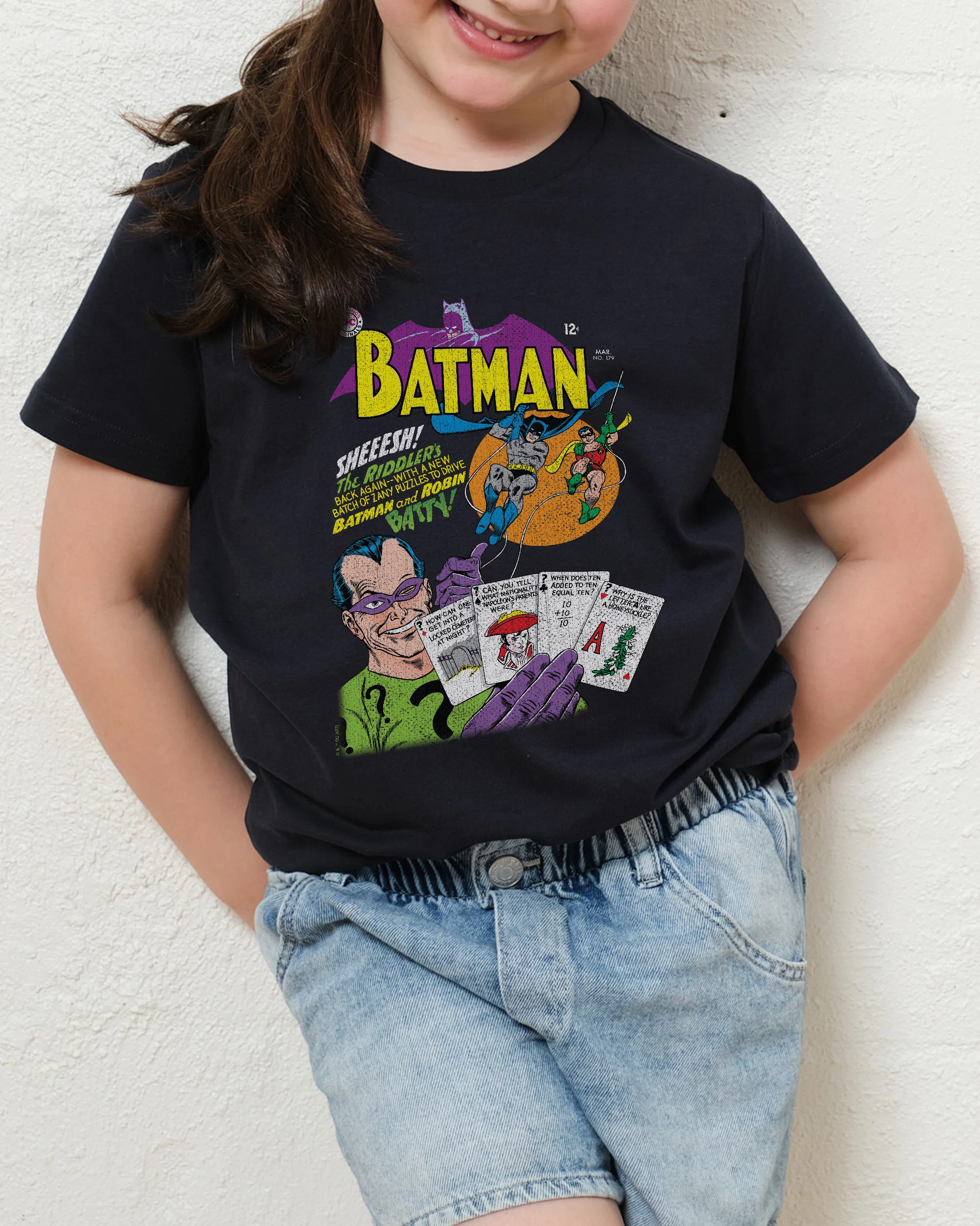 The Riddler's Back Again Kids T-Shirt - Image 2