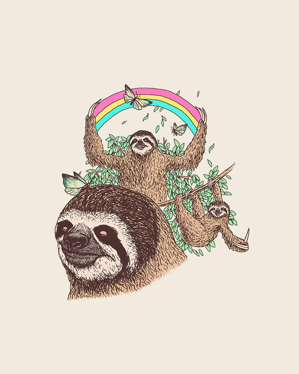 The Sloth Life T-Shirt - Image 2