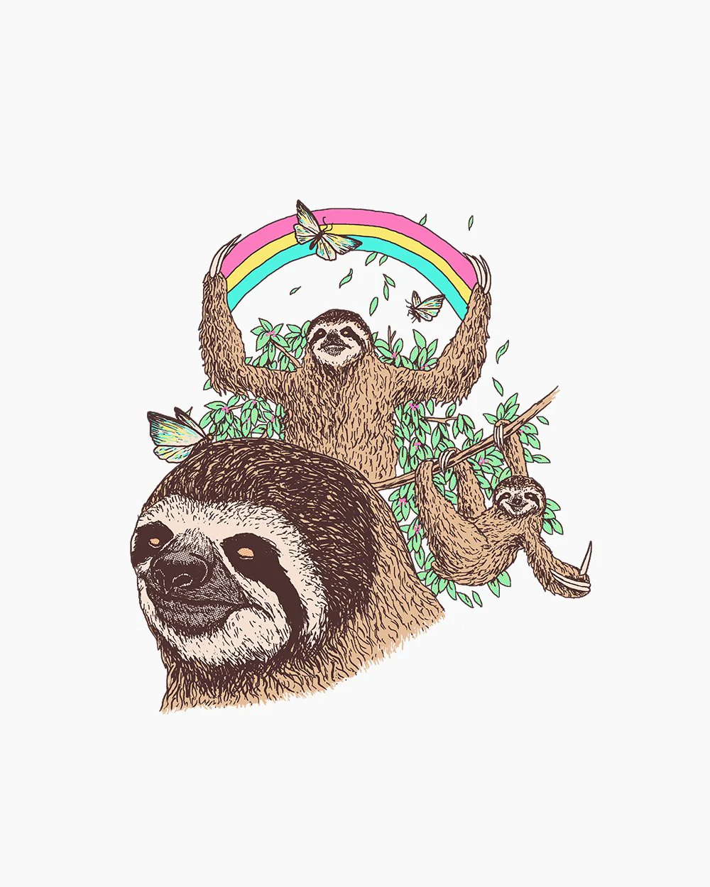 The Sloth Life T-Shirt - Image 4