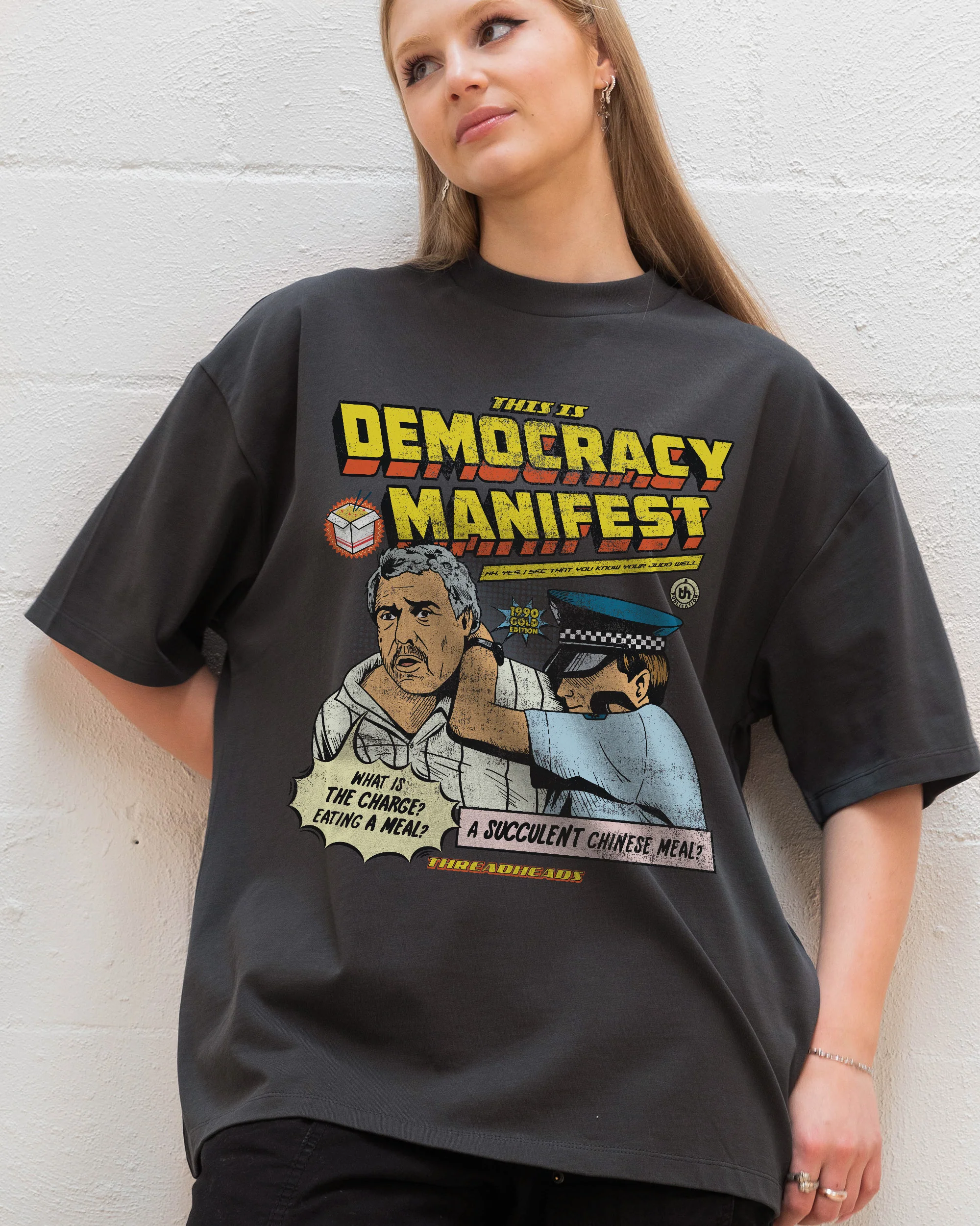 This is Democracy Manifest Oversized Tee - Image 11