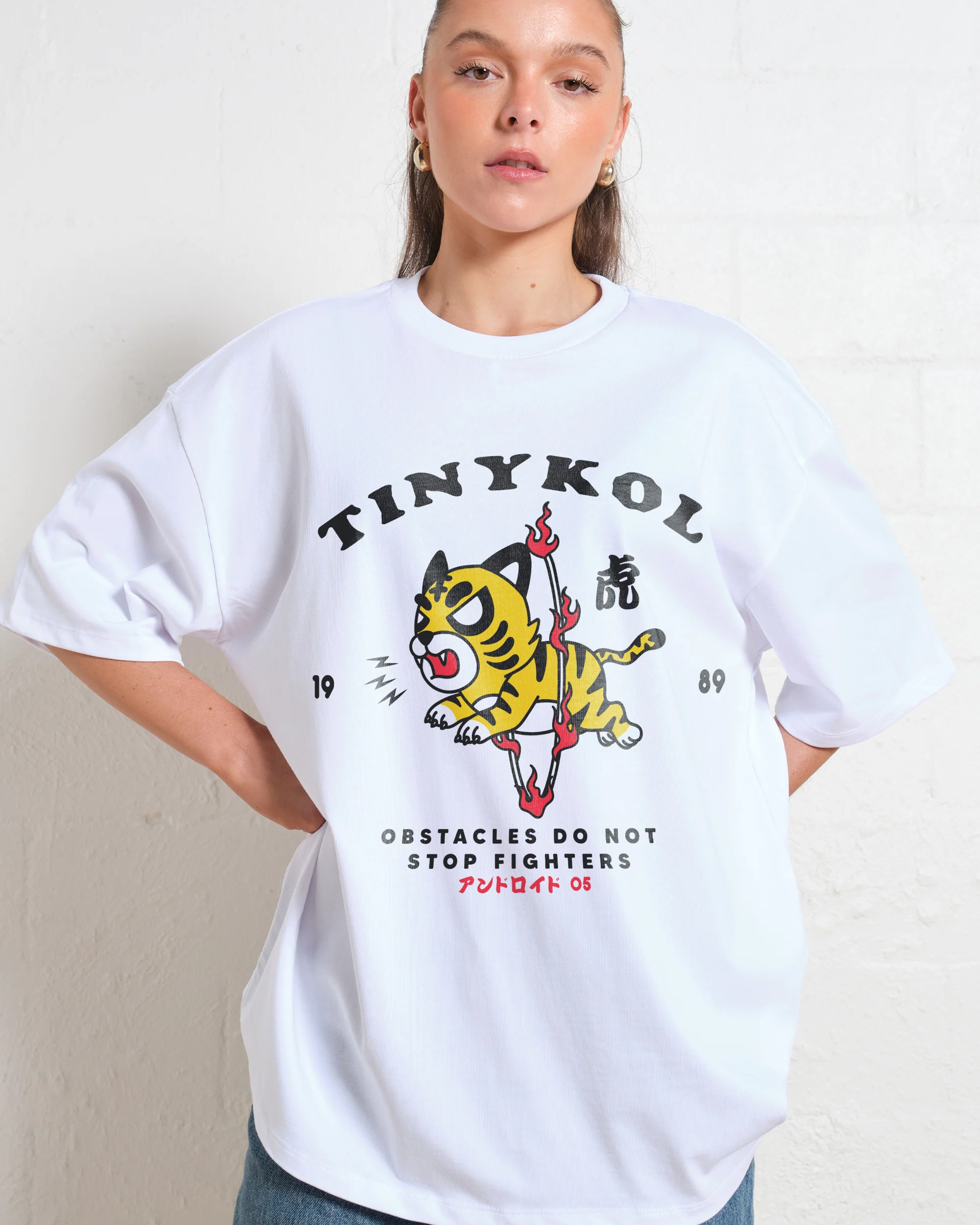 Tiger Fighter Oversized Tee - Image 3