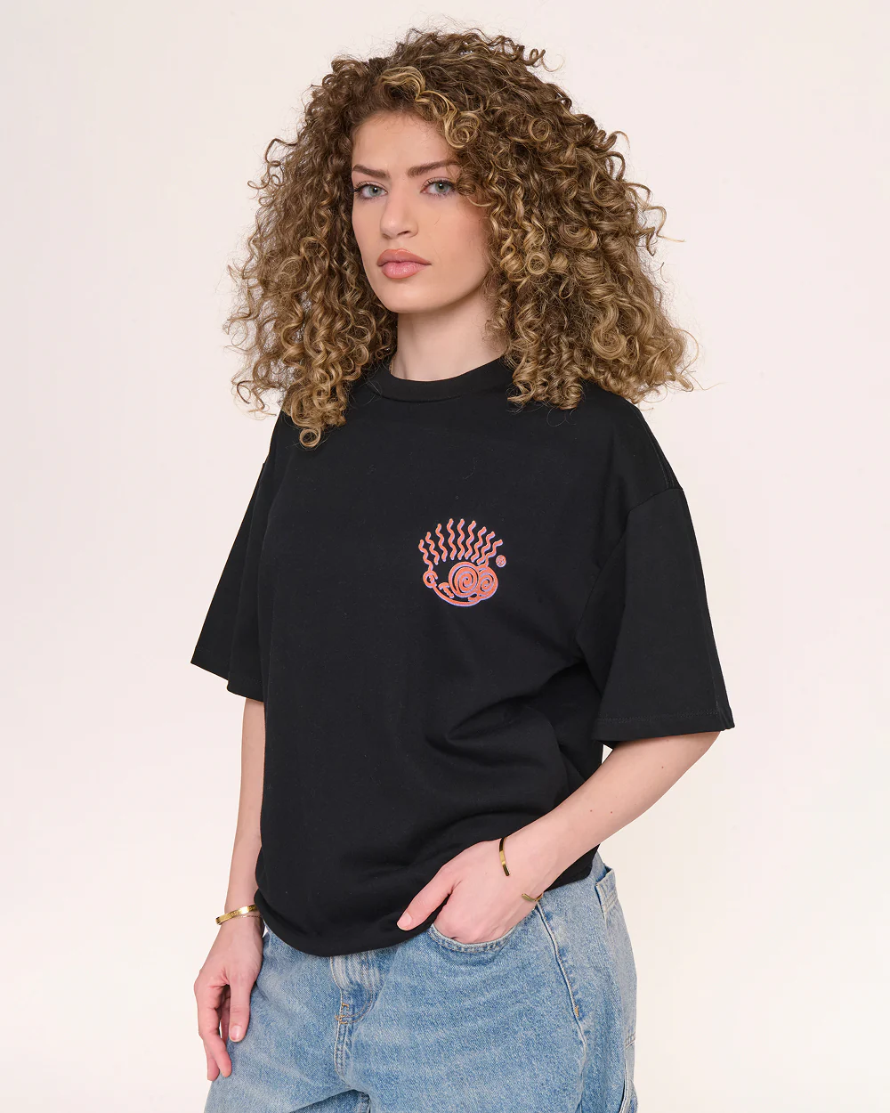 Tommy Blurry Oversized Tee - Image 3