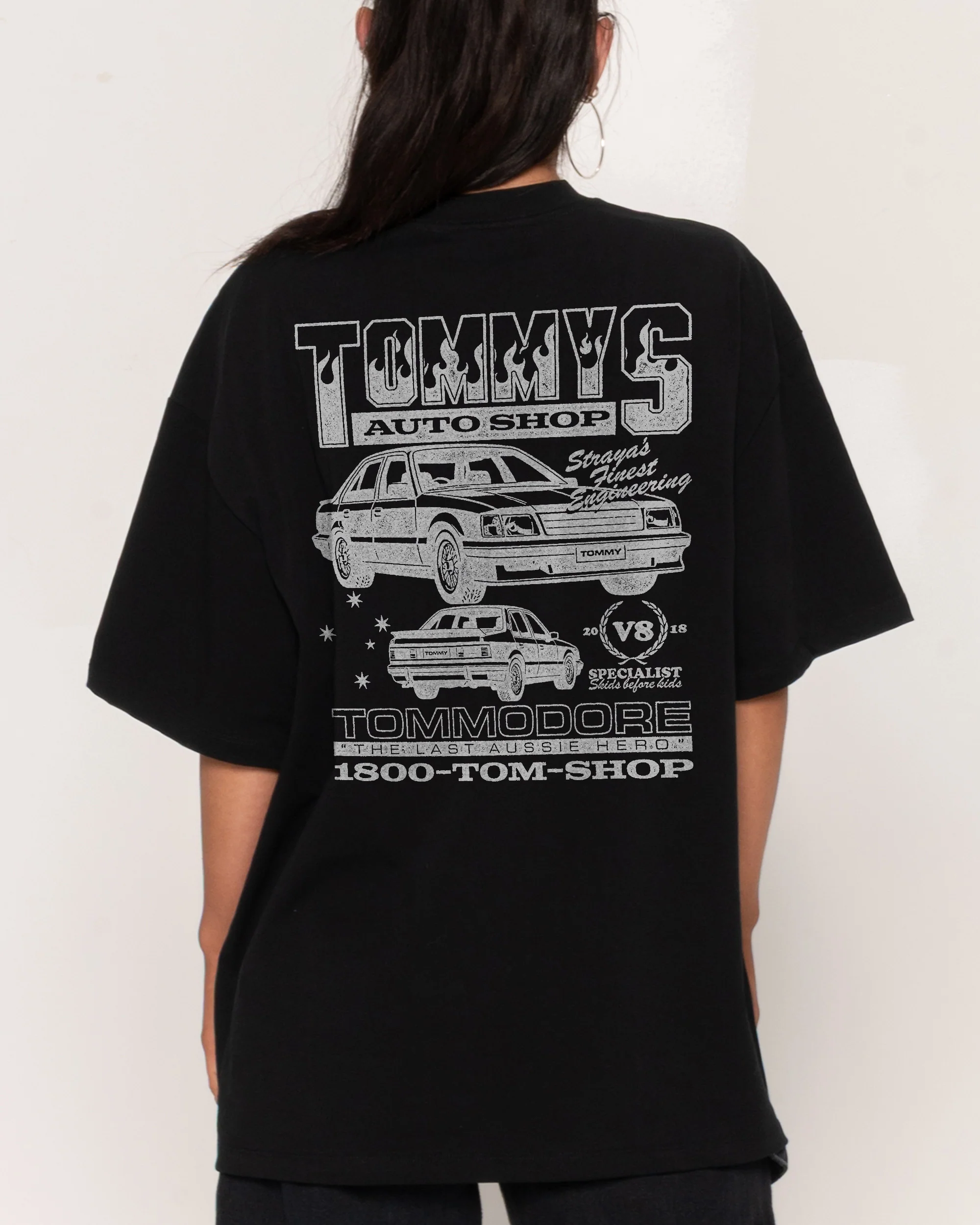 Tommy's Auto Shop Oversized Tee - Image 5