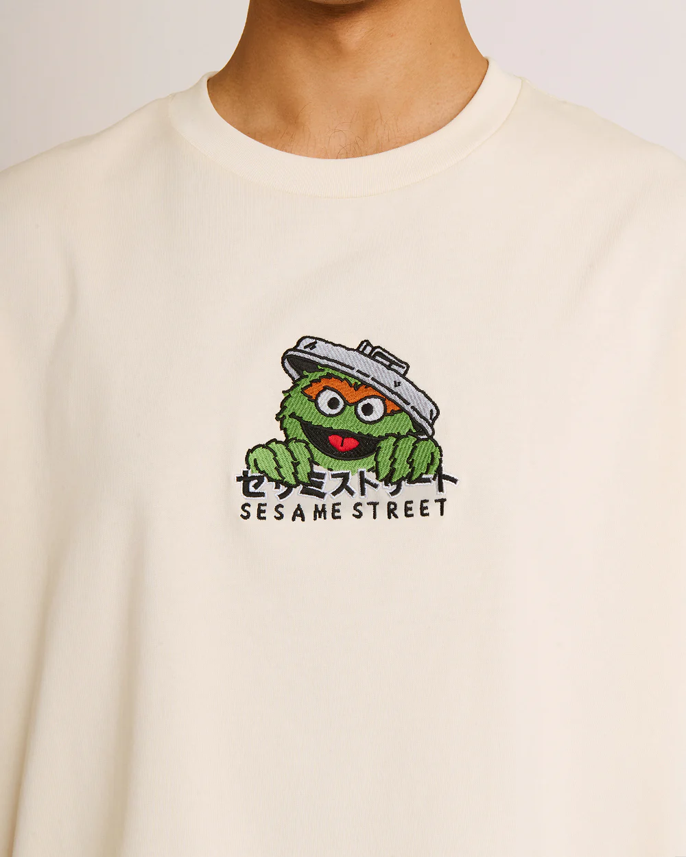 Oscar Tokyo Oversized Embroidered Tee - Image 4
