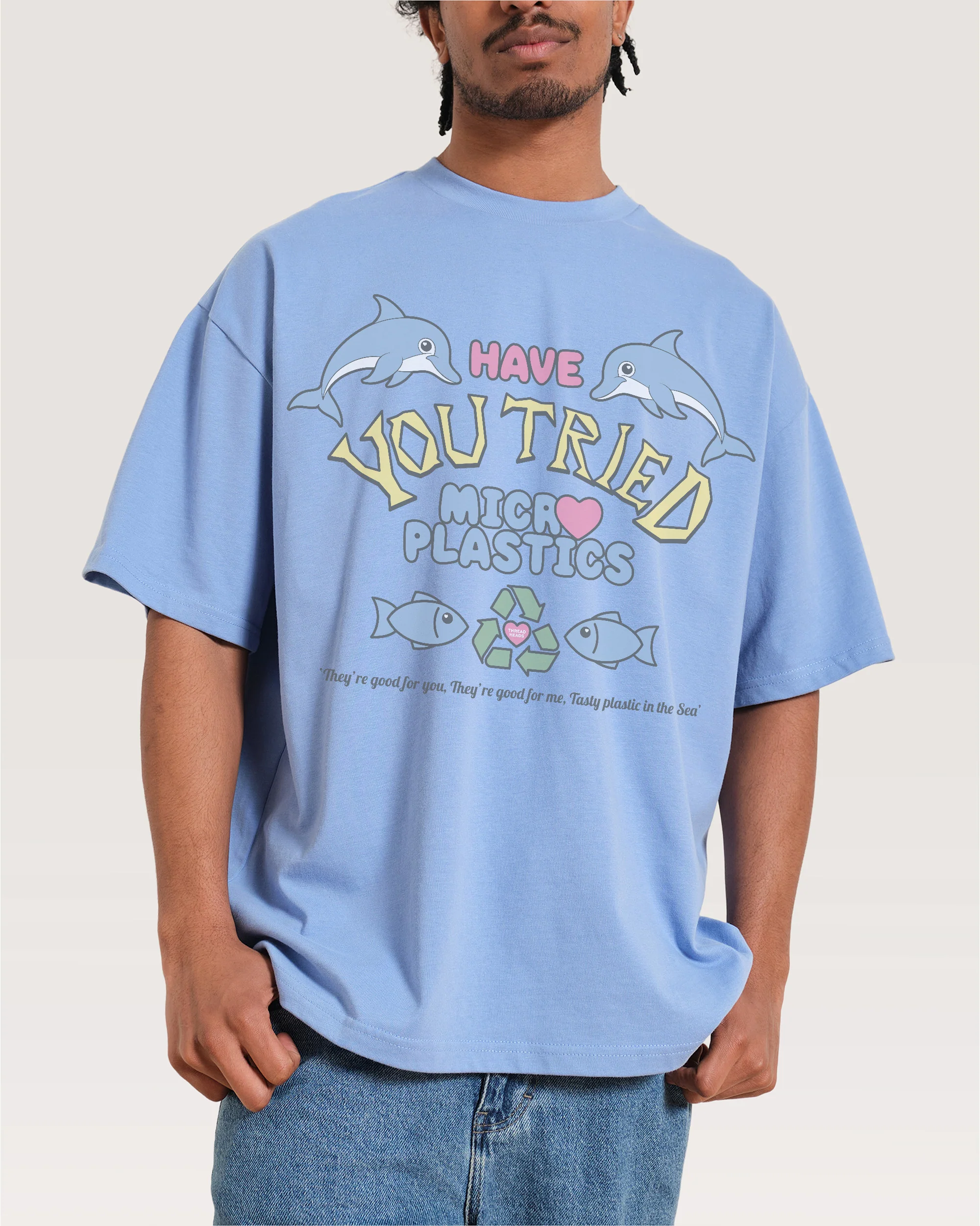 Tried Microplastics? Oversized Tee - Image 4