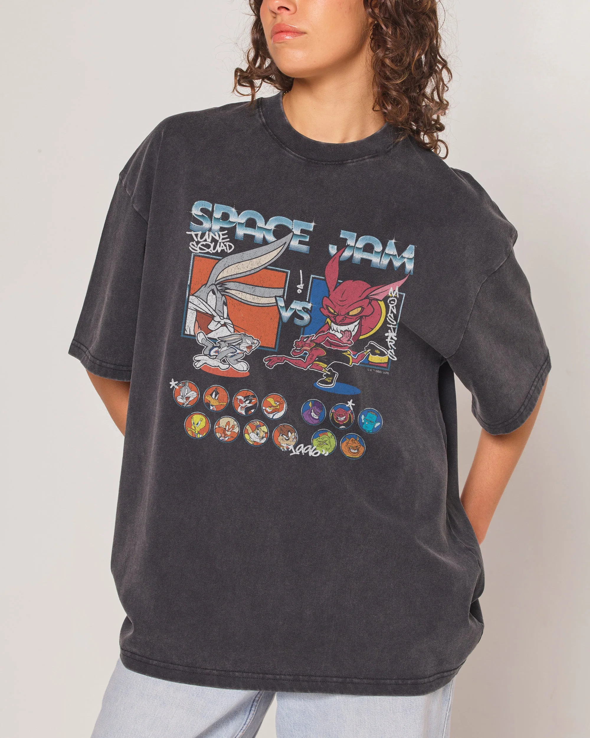 Tune Squad v Monsters Oversized Tee - Image 3