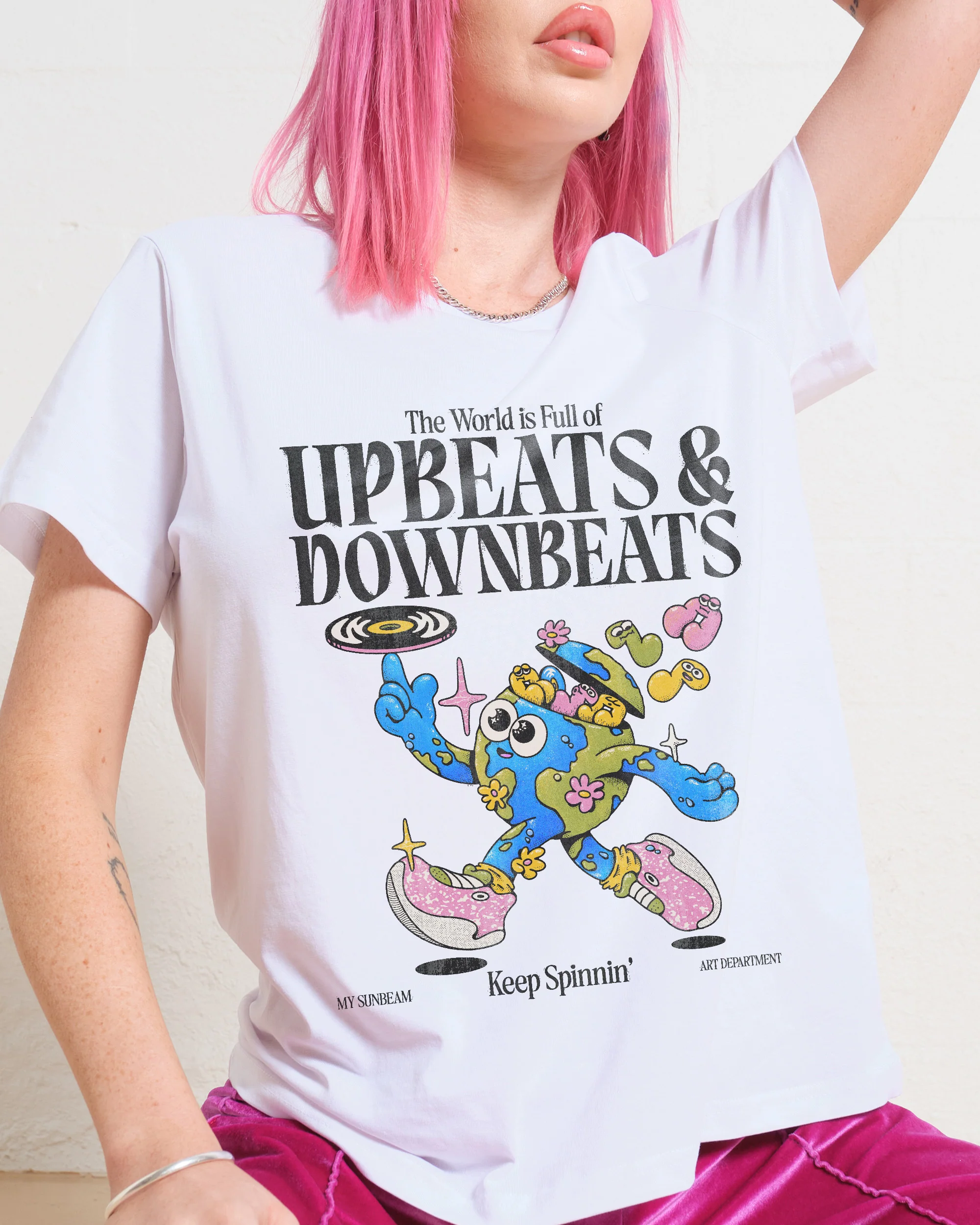 Upbeats & Downbeats Women's Tee - Image 2