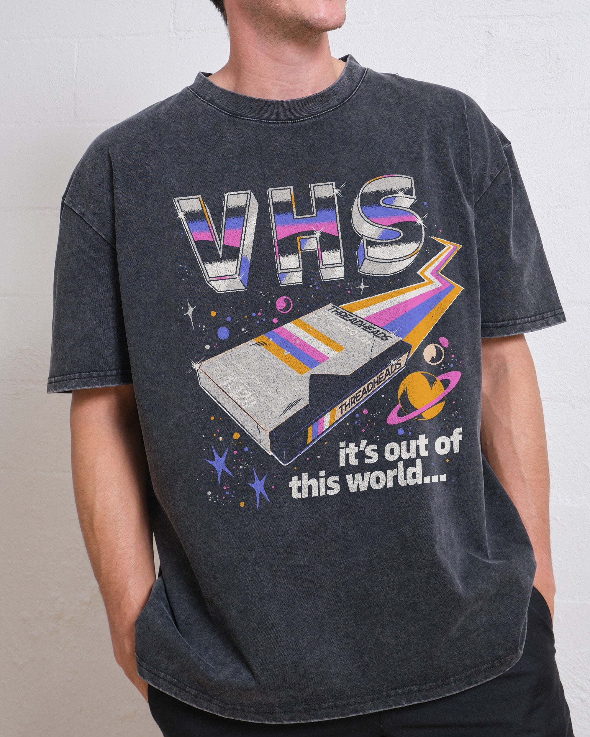 VHS Out of This World Oversized Tee - Image 2