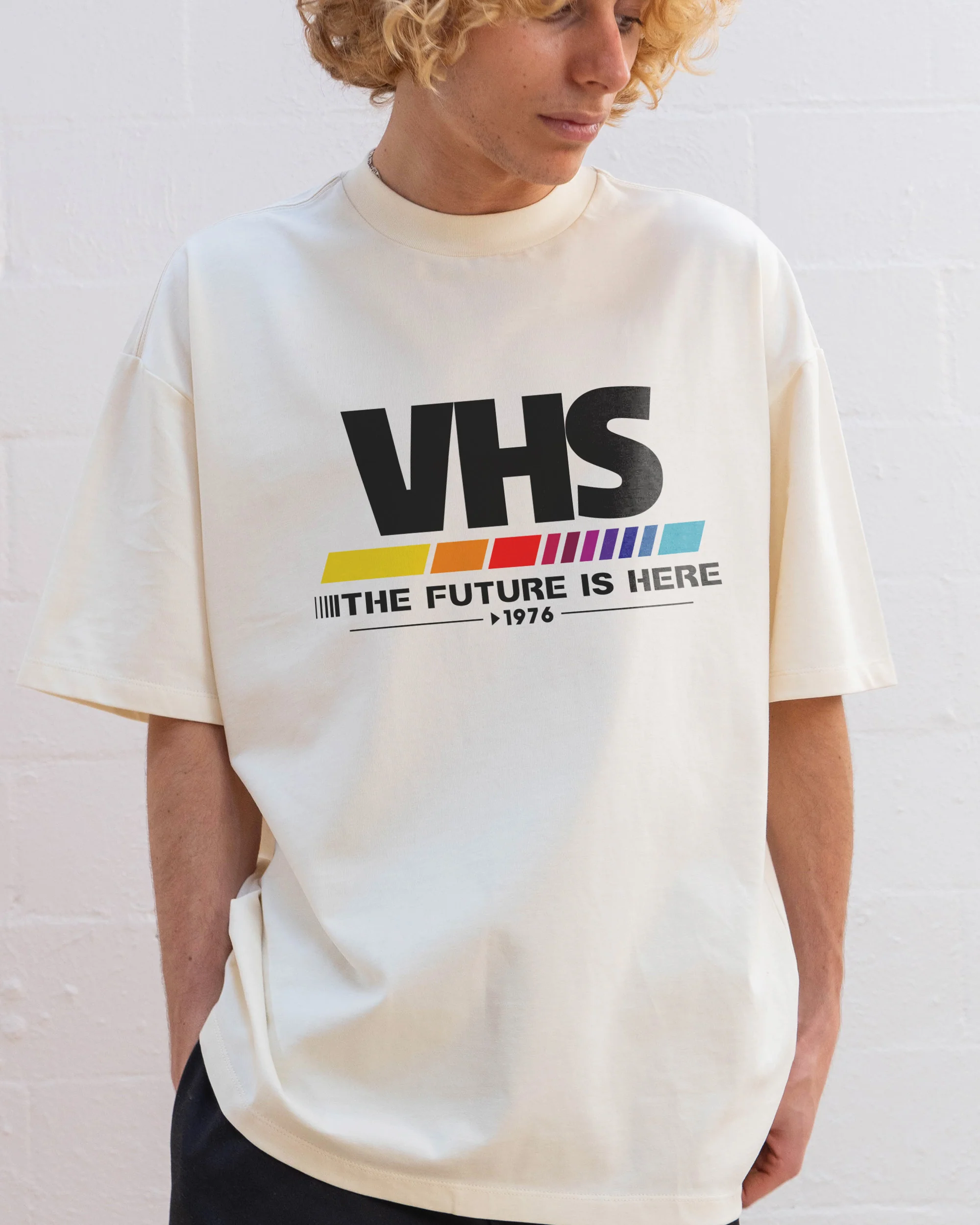 VHS - The Future is Now Oversized Tee - Image 5