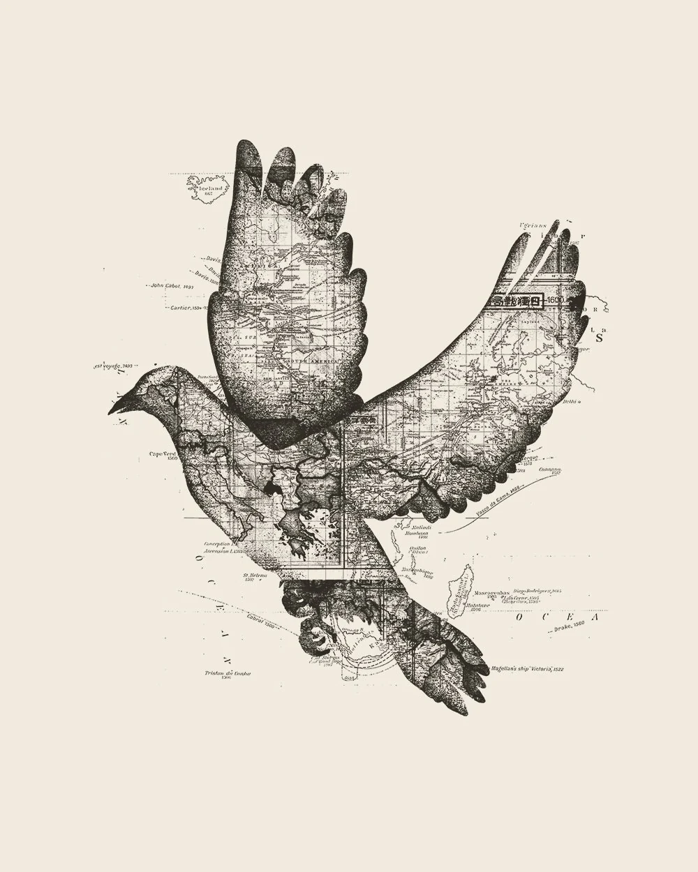 Wanderlust Bird T-Shirt - Image 2