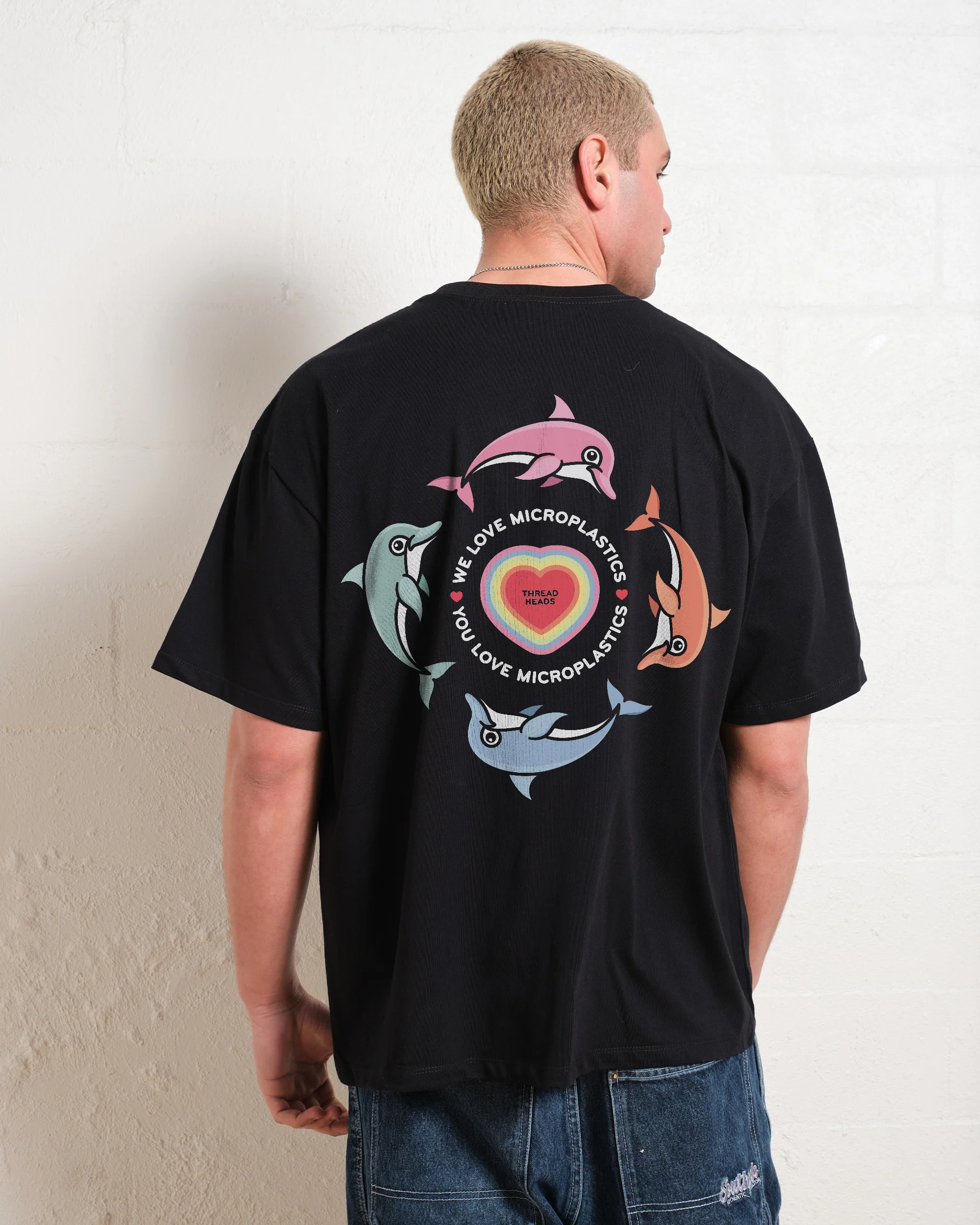 We Love Microplastics Oversized Tee - Image 3