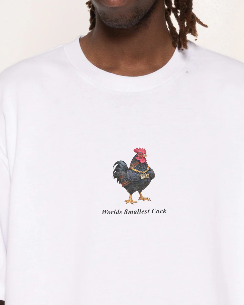 Worlds Smallest Cock Oversized Tee - Image 2