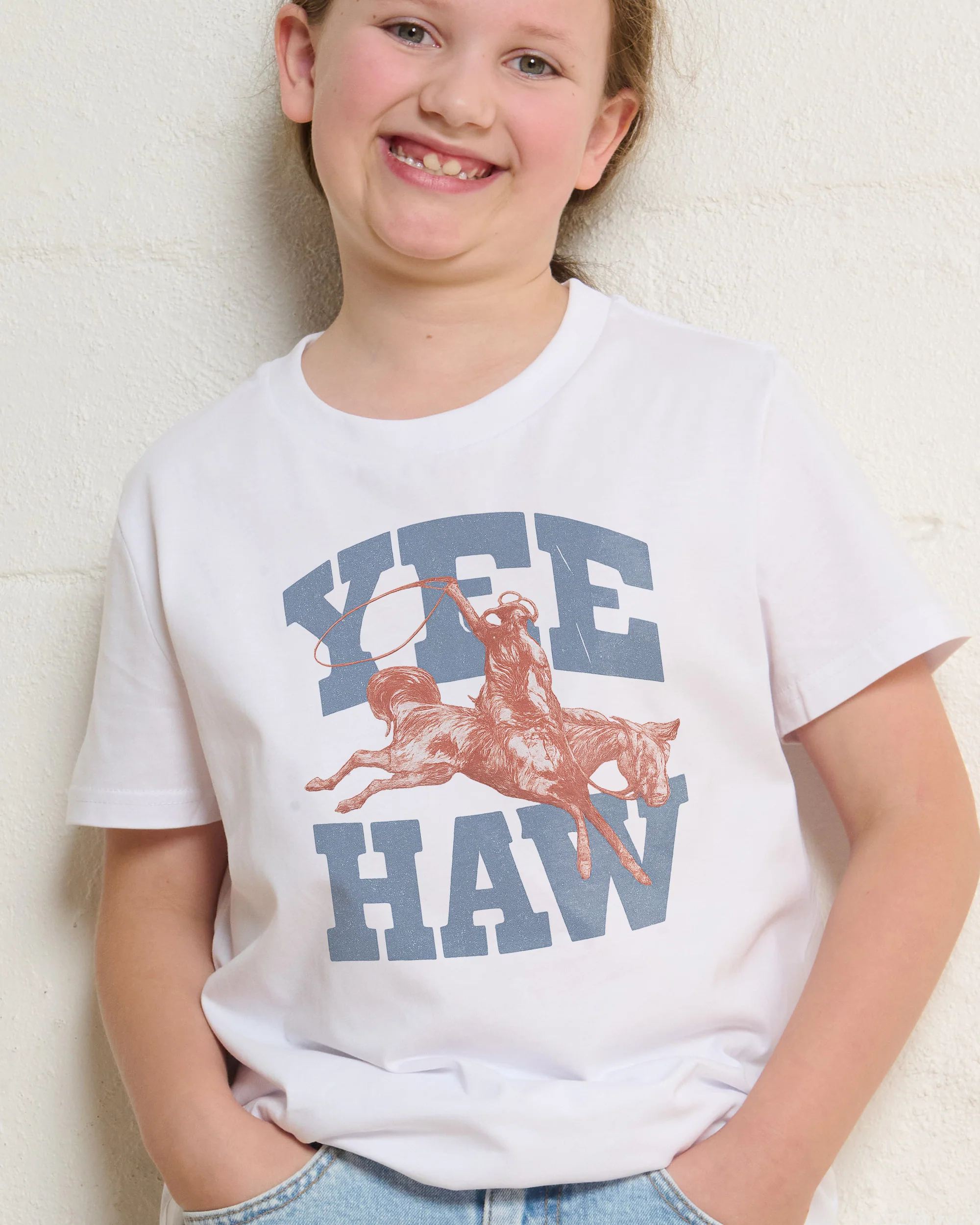 Yee Haw! Kids T-Shirt - Image 3