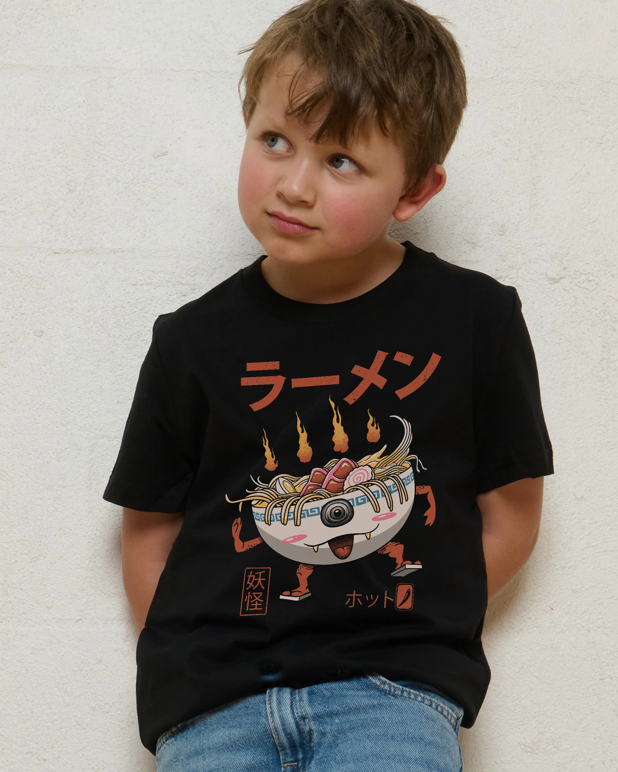 Yokai Ramen Kids T-Shirt - Image 2