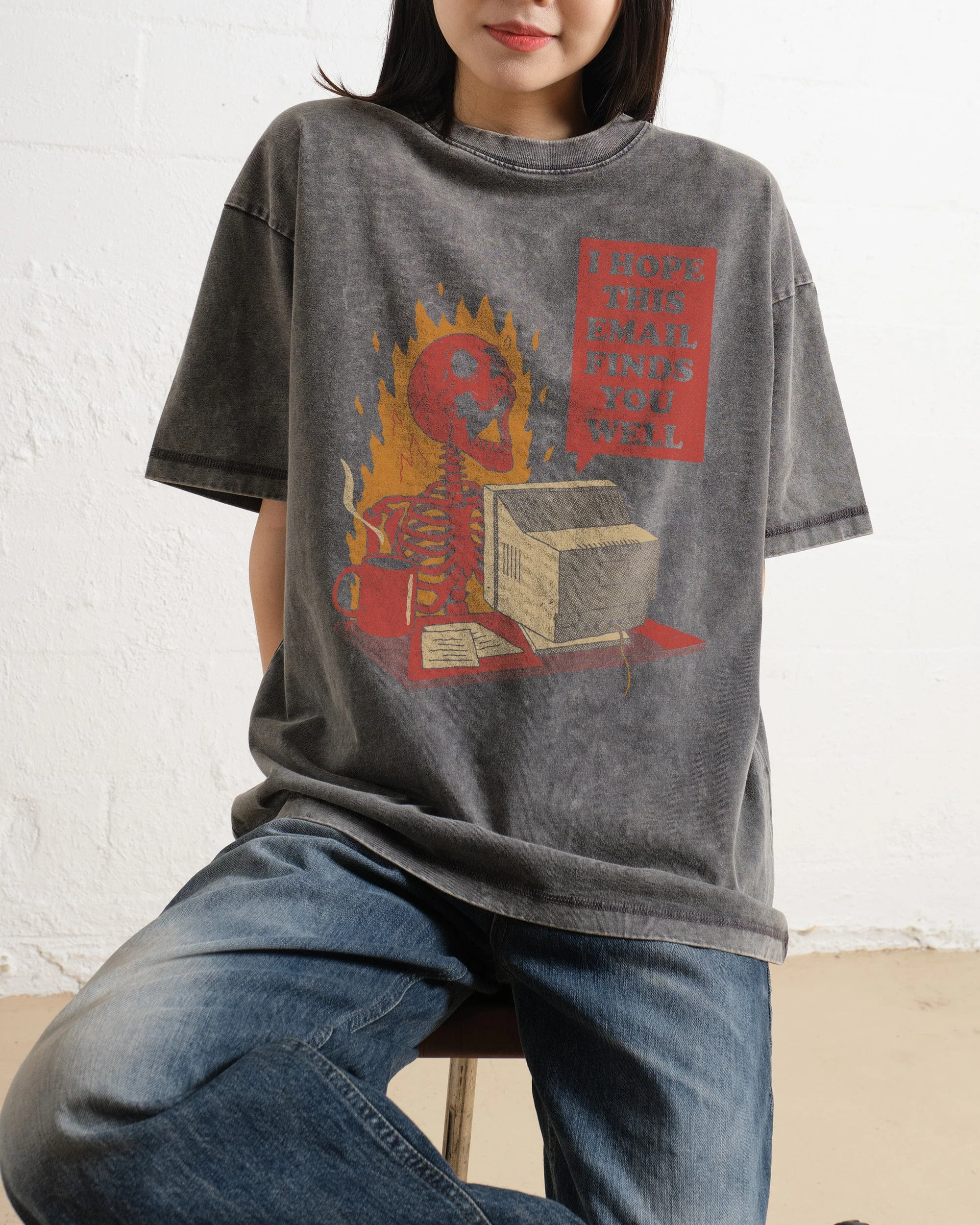 You Got Mail Oversized Tee - Image 4